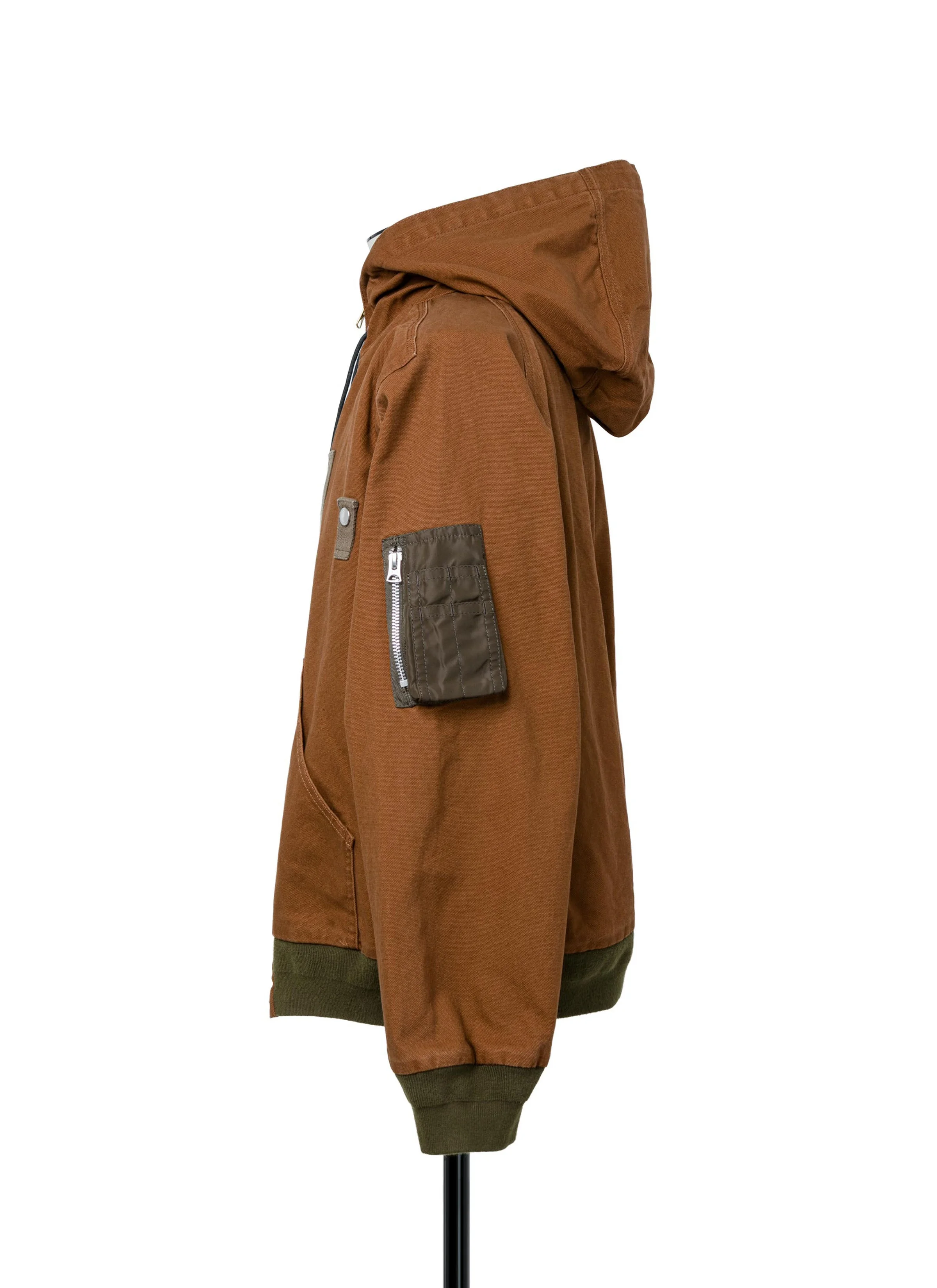 sacai Carhartt WIP Washed Duck Hooded Blouson | REVERSIBLE