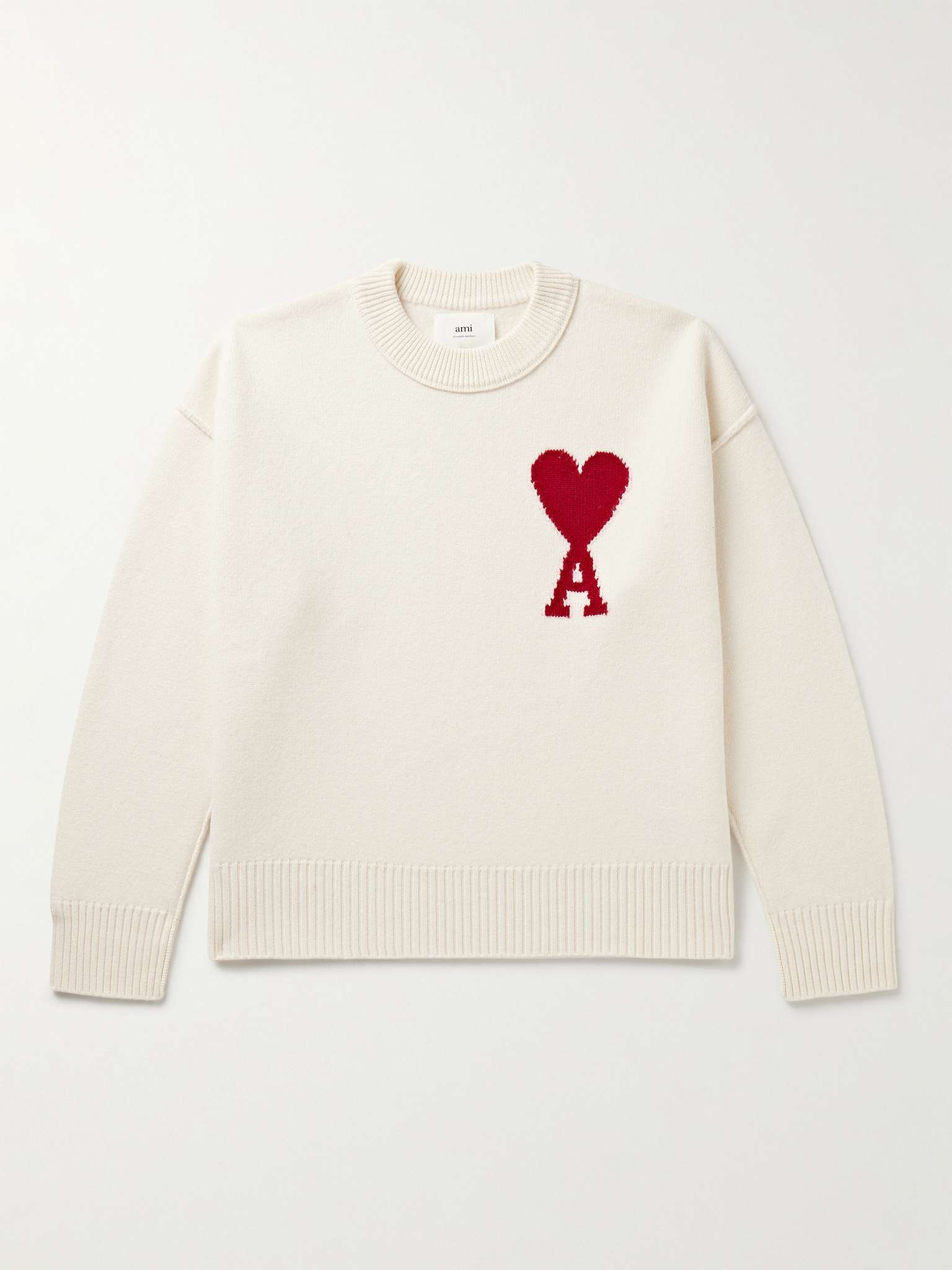 ADC Logo-Intarsia Virgin Wool Sweater - 1