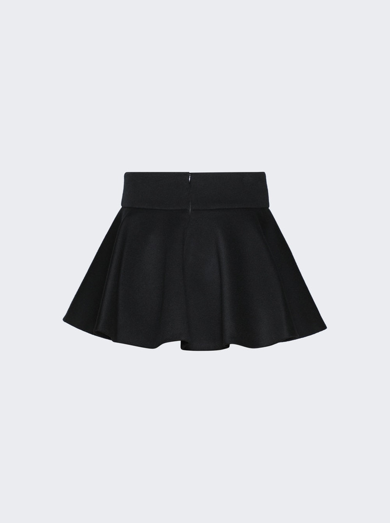 WARDROBE.NYC Circle Mini Skirt Black outlook