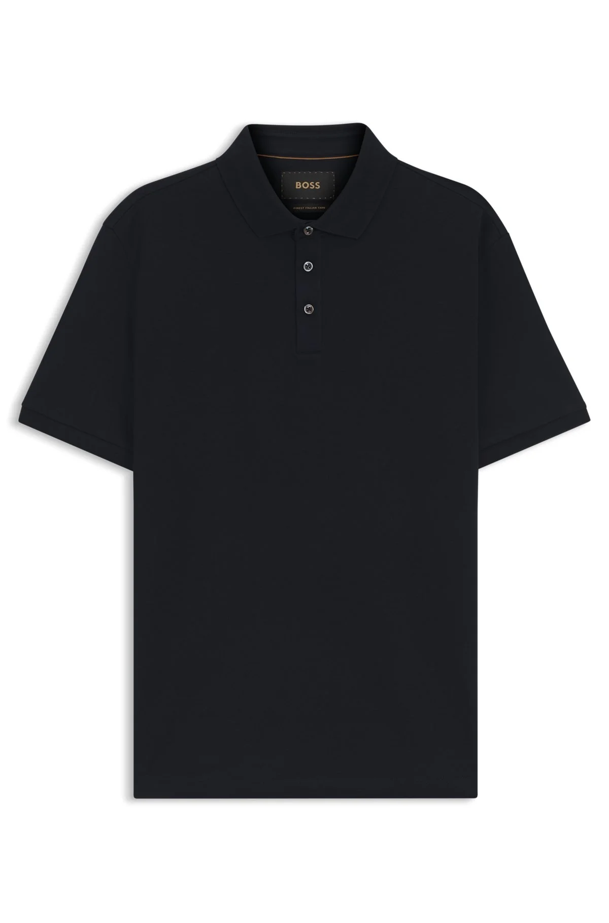 REGULAR-FIT POLO SHIRT IN MERCERIZED COTTON - 1