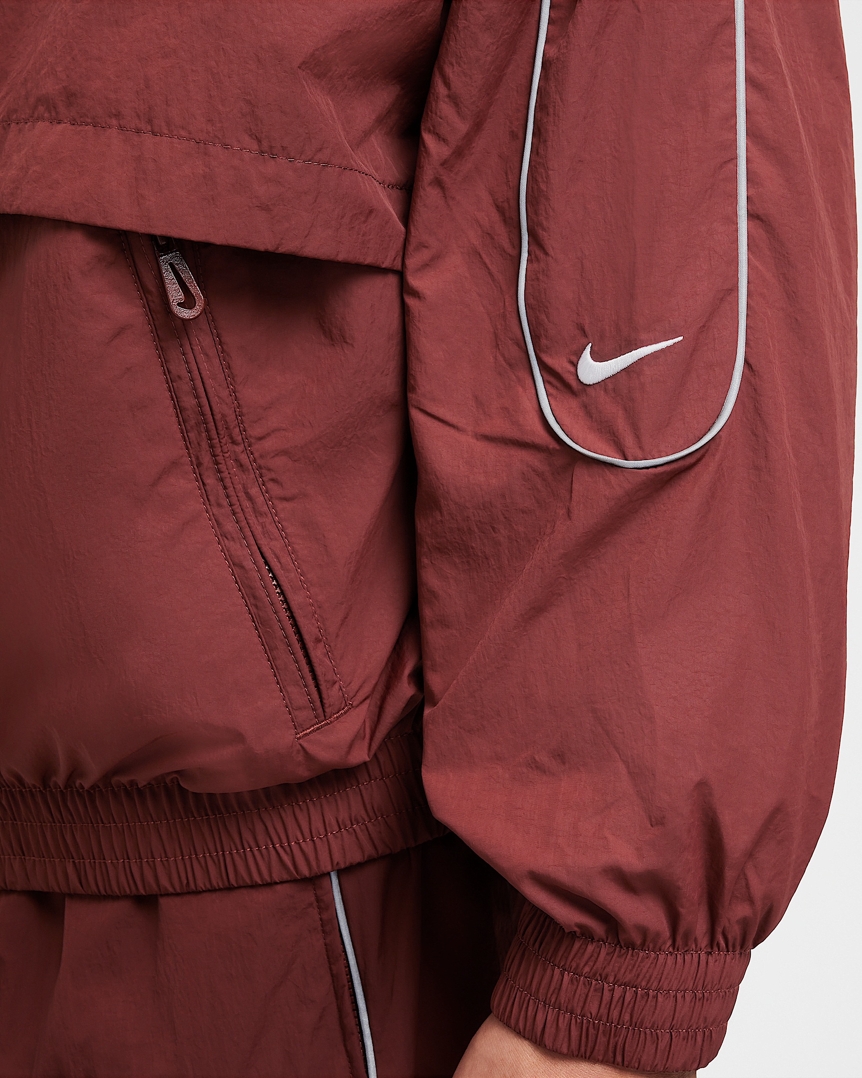 Nike Sportswear Solo Swoosh Men's Woven Track Jacket - 7