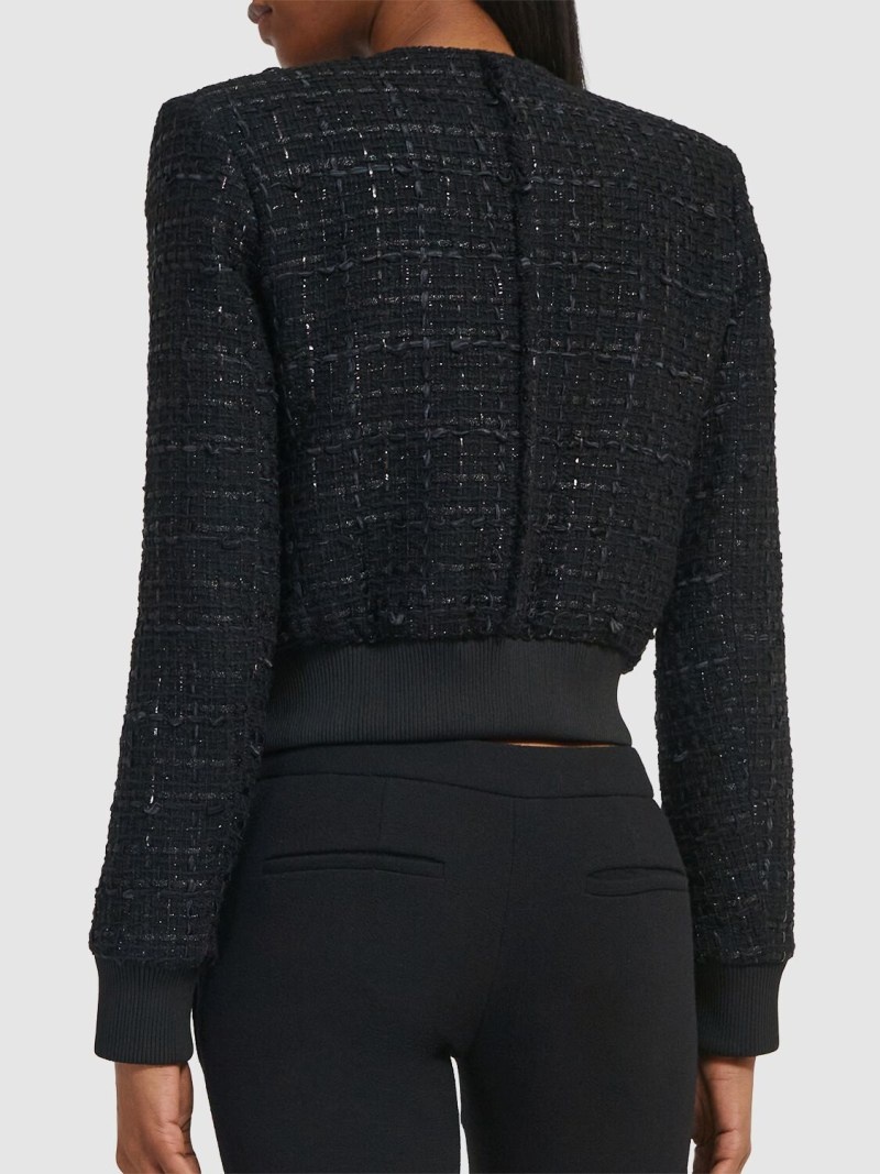 Cotton blend tweed jacket - 3