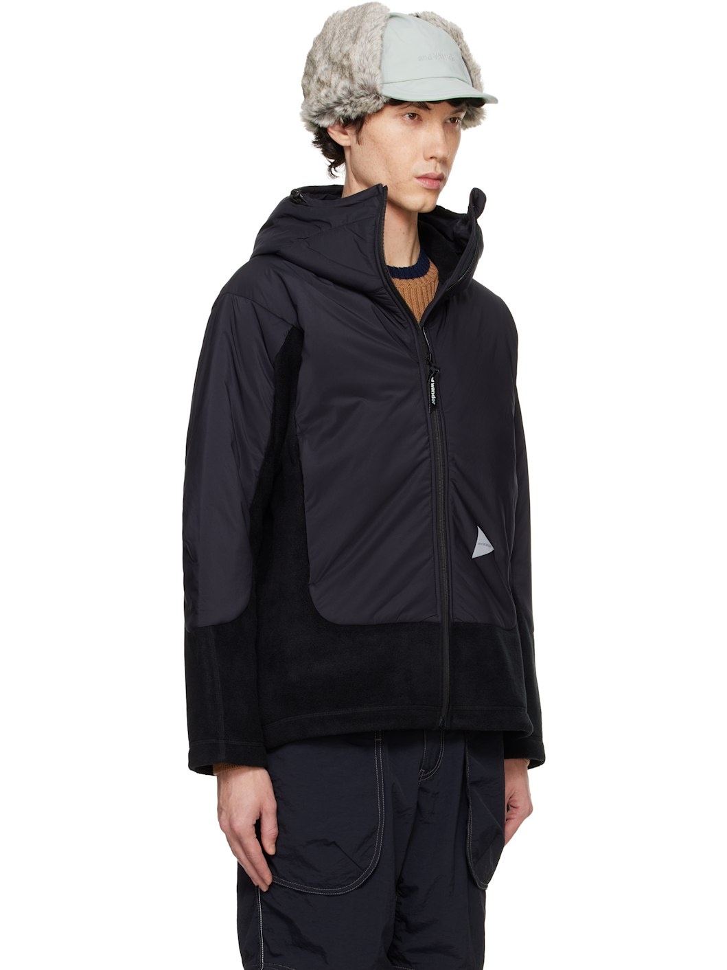 Black Top Fleece Jacket - 2