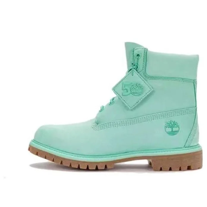 Timberland 50th Anniversary Edition Premium 6 Inch Waterproof Boot 'Light Green Nubuck' A5VK9W - 1