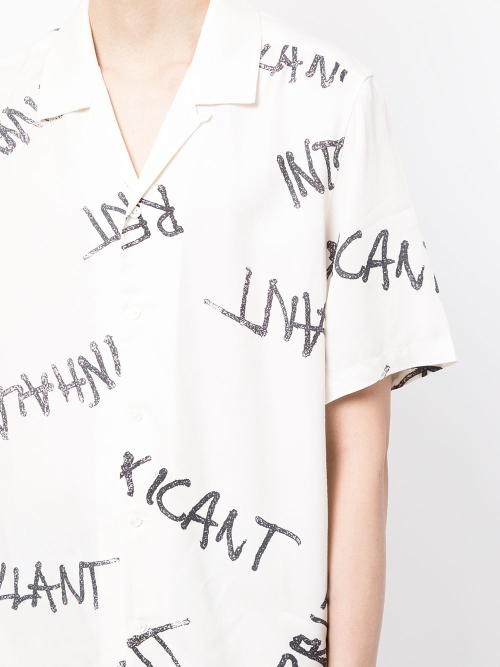 logo-print short-sleeved shirt - 5