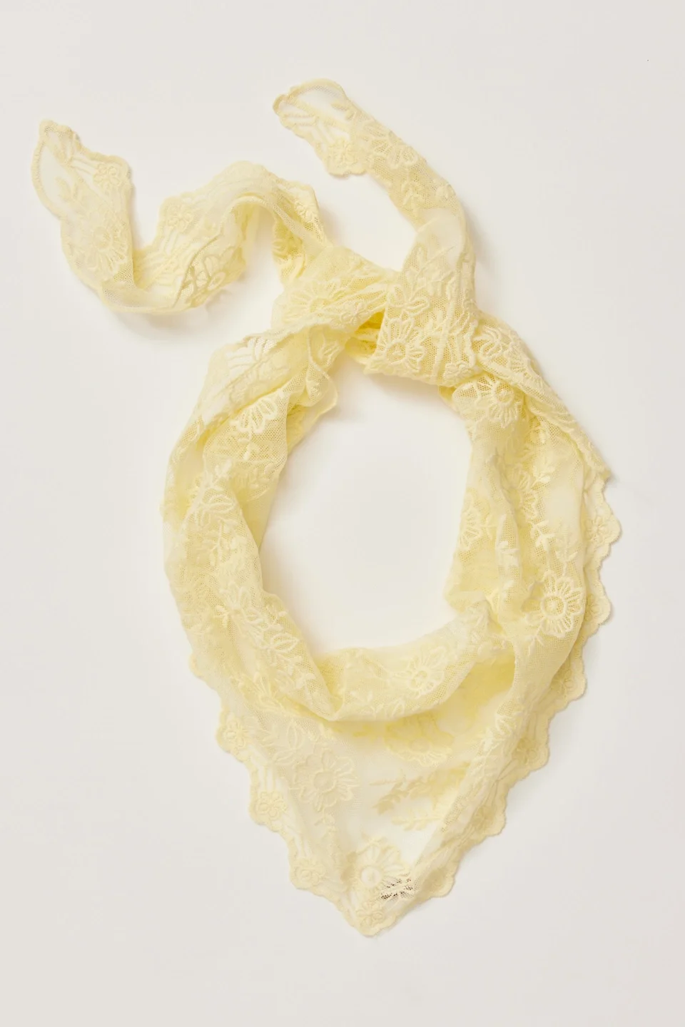 Forever Lace Triangle Scarf - 1