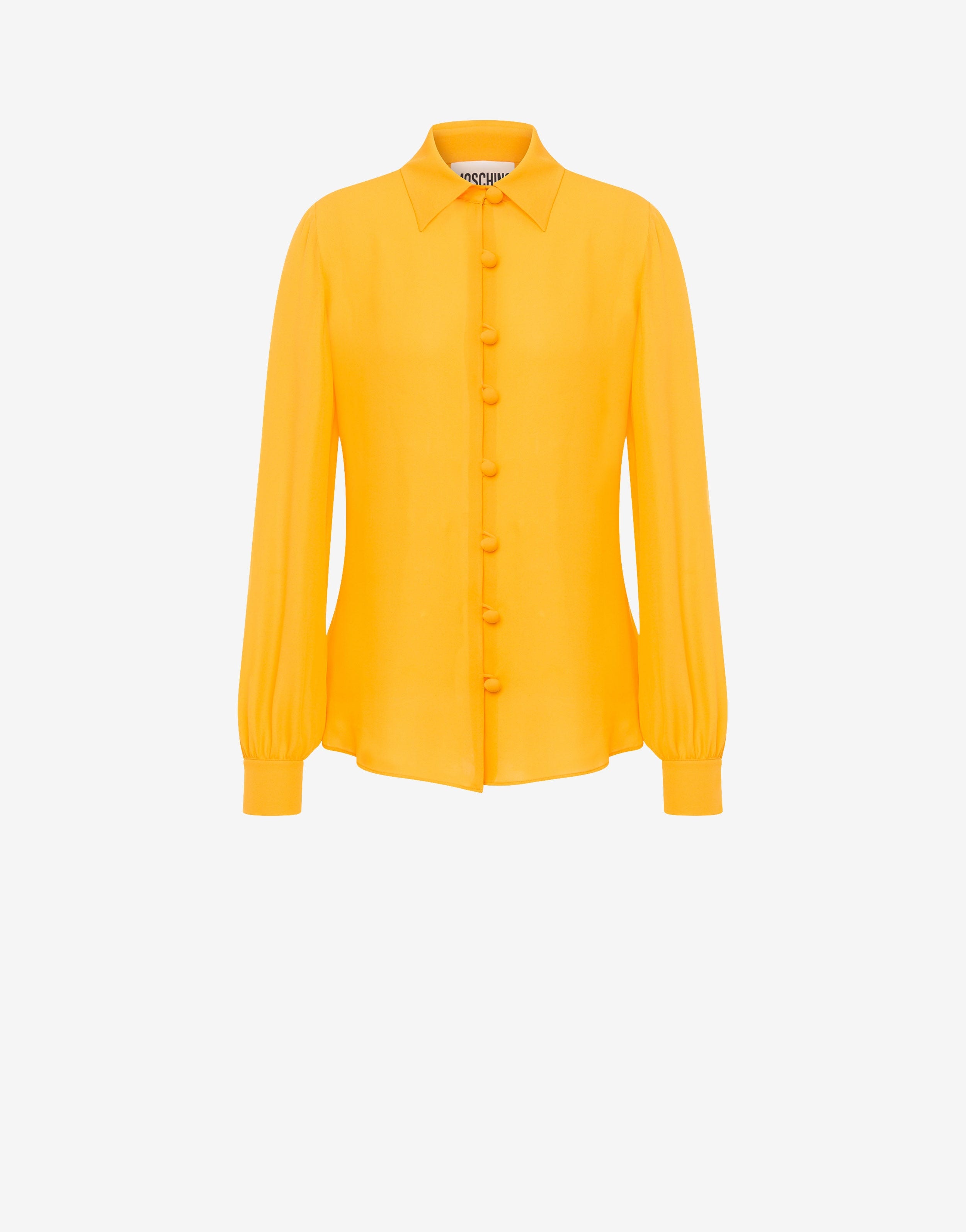 60S SILK CHARMEUSE SHIRT - 1