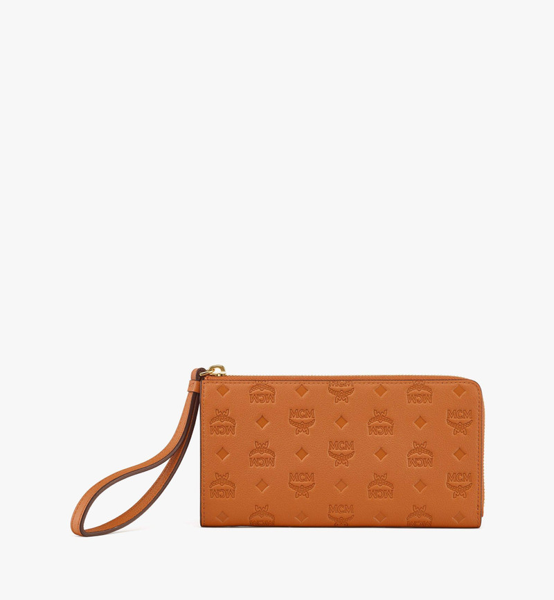 Aren Zip Around Wallet in Monogram Leather 1
