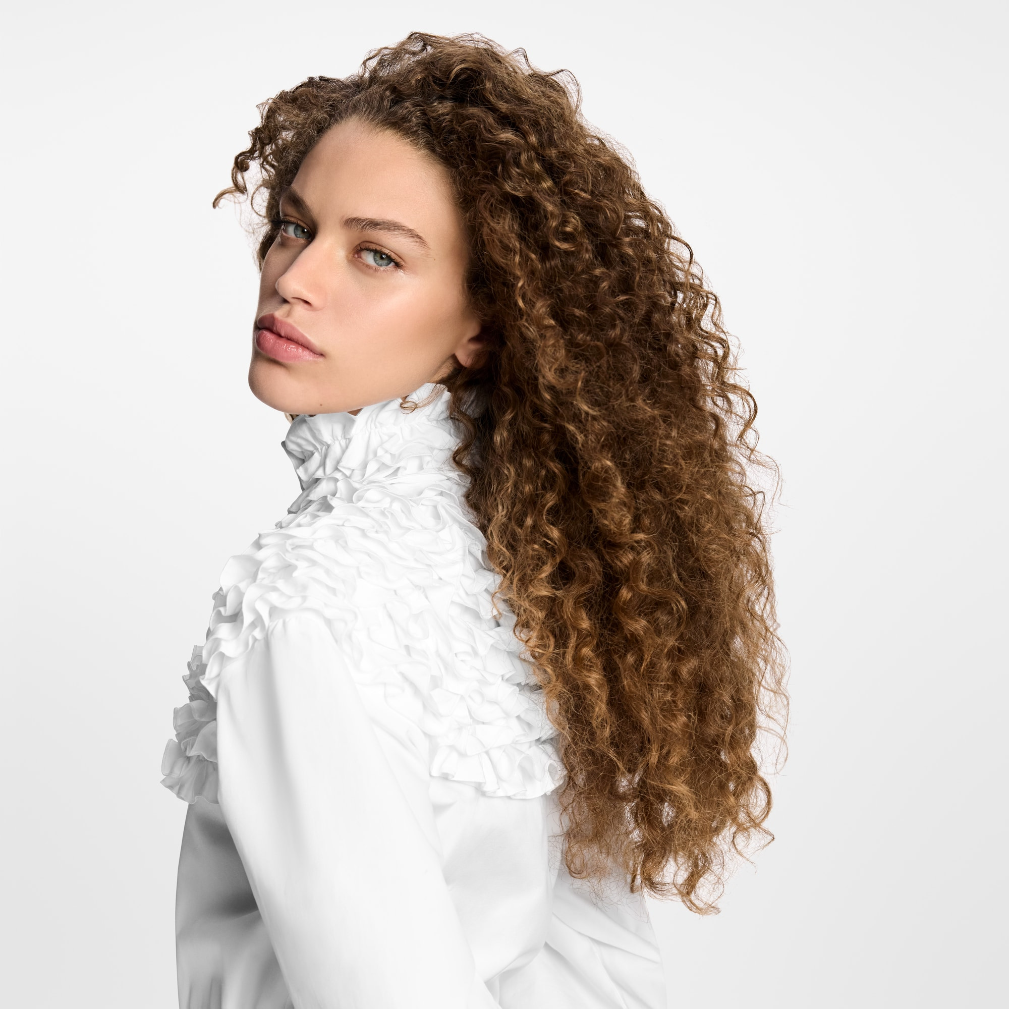 Ruffle Neck Shirt - 7