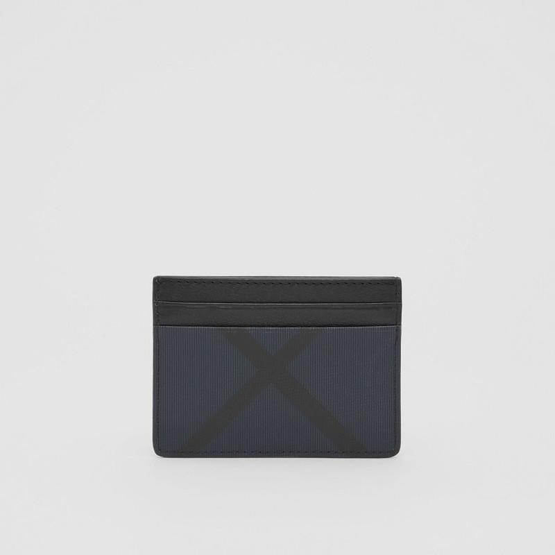 London Check and Leather Card Case 5