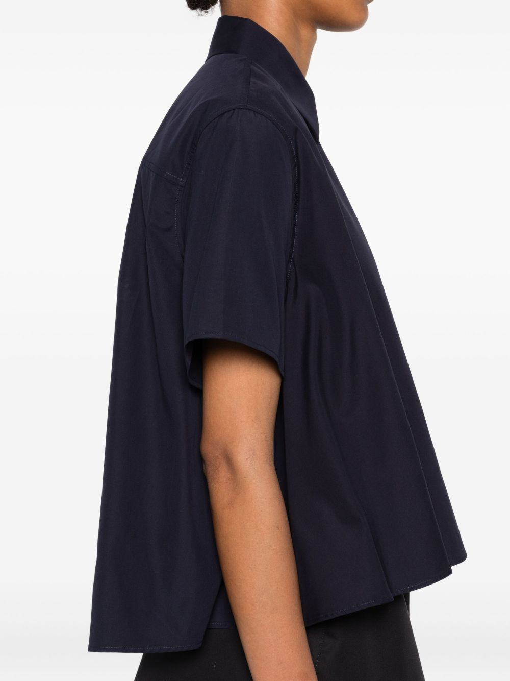 short-sleeve trapeze shirt - 5