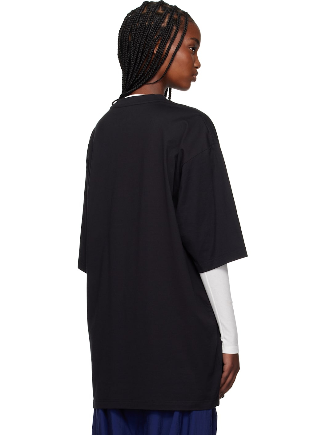 Black U Boxy T-shirt - 3