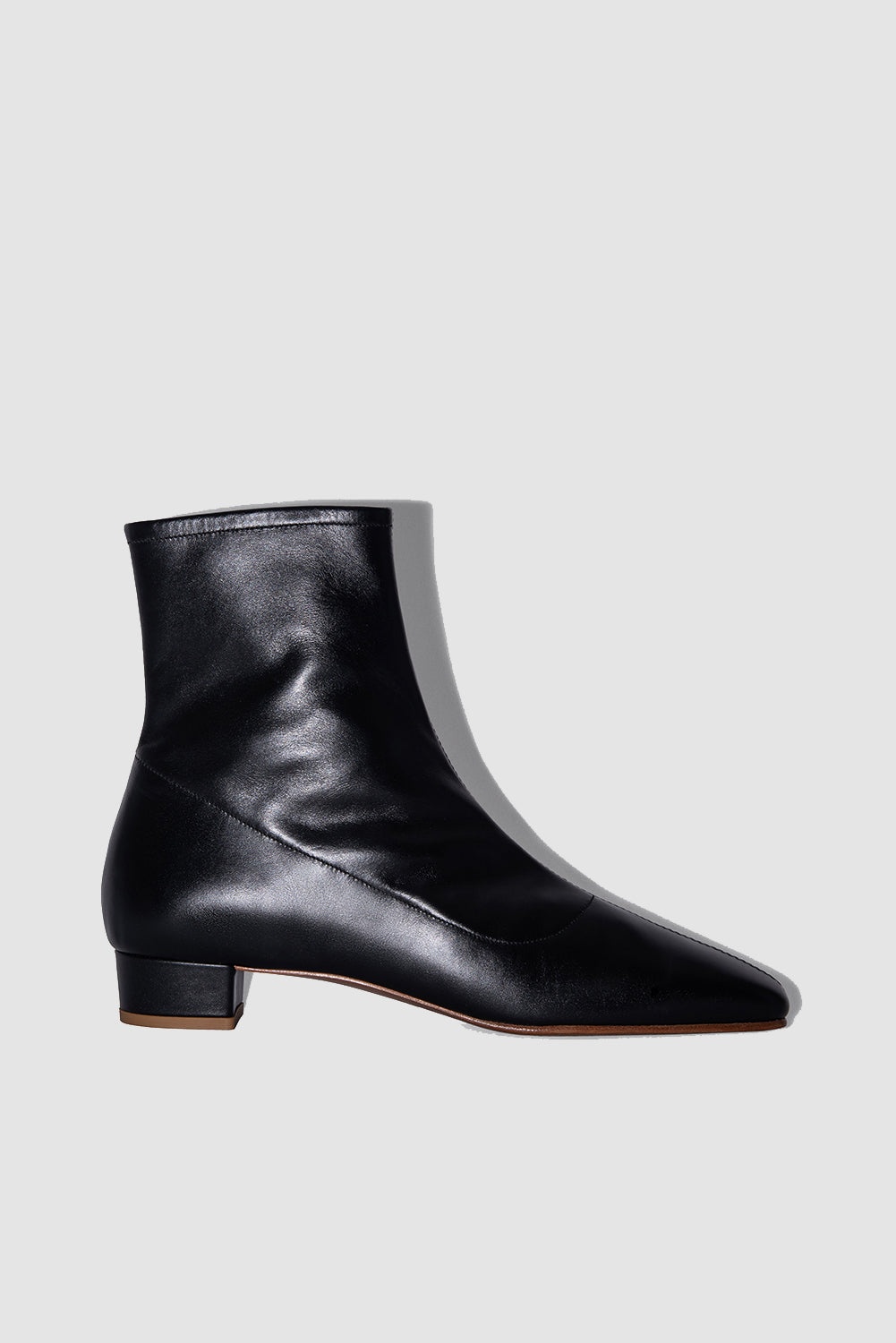 Este Black Leather Ankle Boot - 1