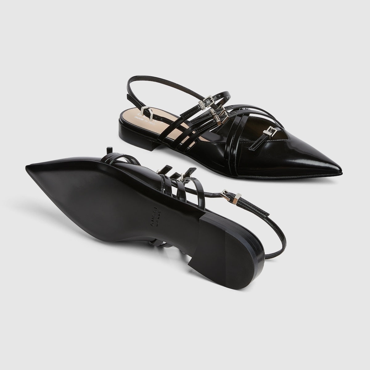Gucci Strappy Ballet Flats - 4