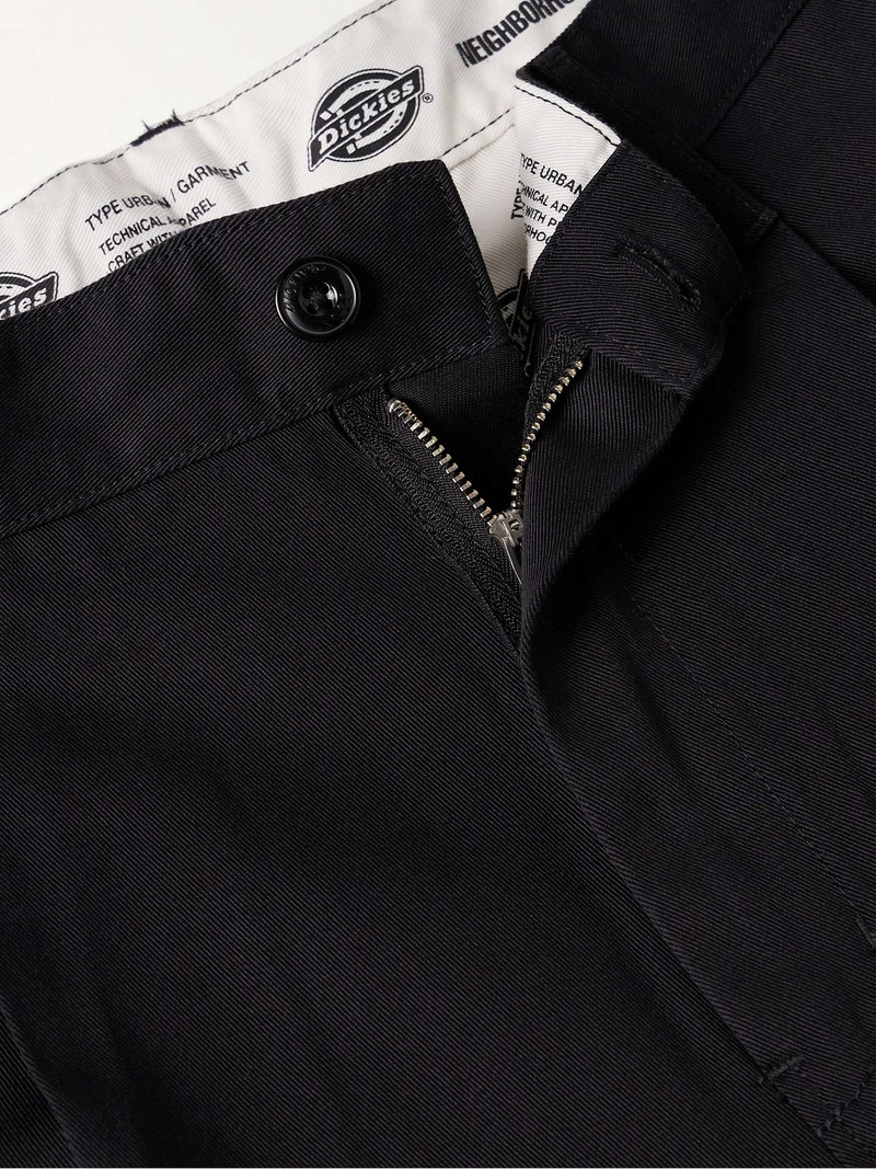 + Dickies® Straight-Leg Cropped Pleated Twill Trousers 3