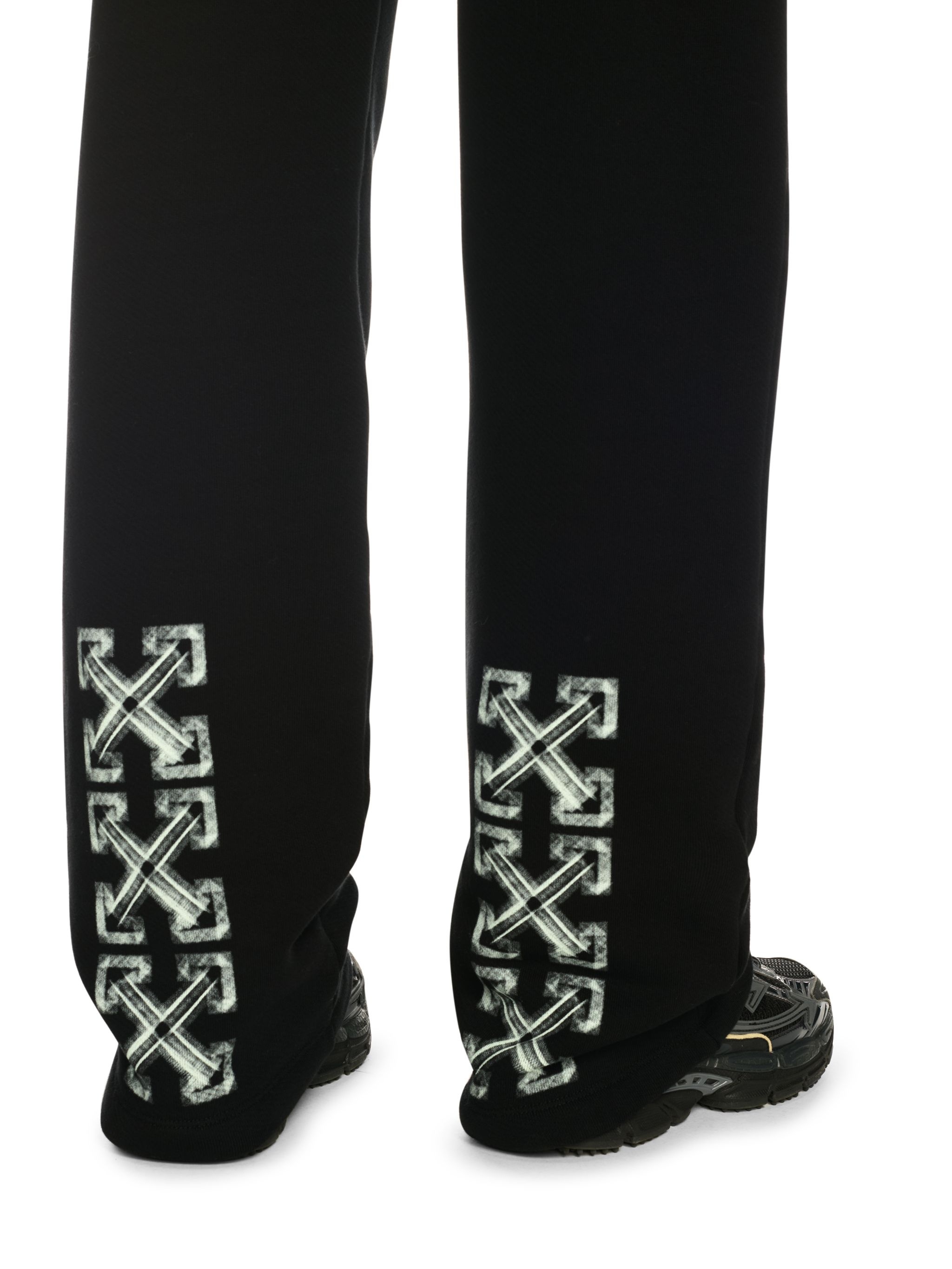 Black Vibe Arrow Sweatpants - 5