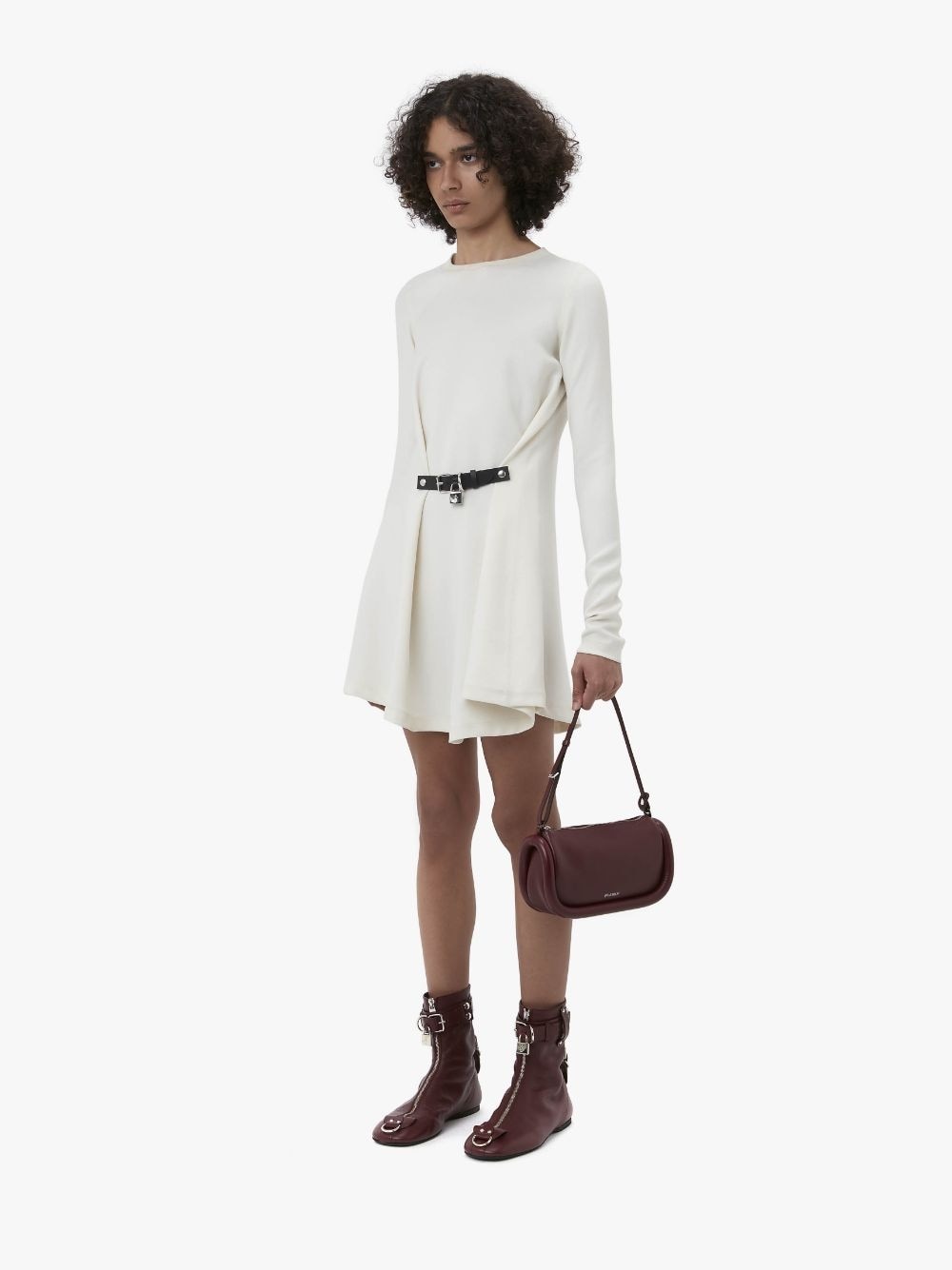 PADLOCK STRAP WRAP DRESS - 4