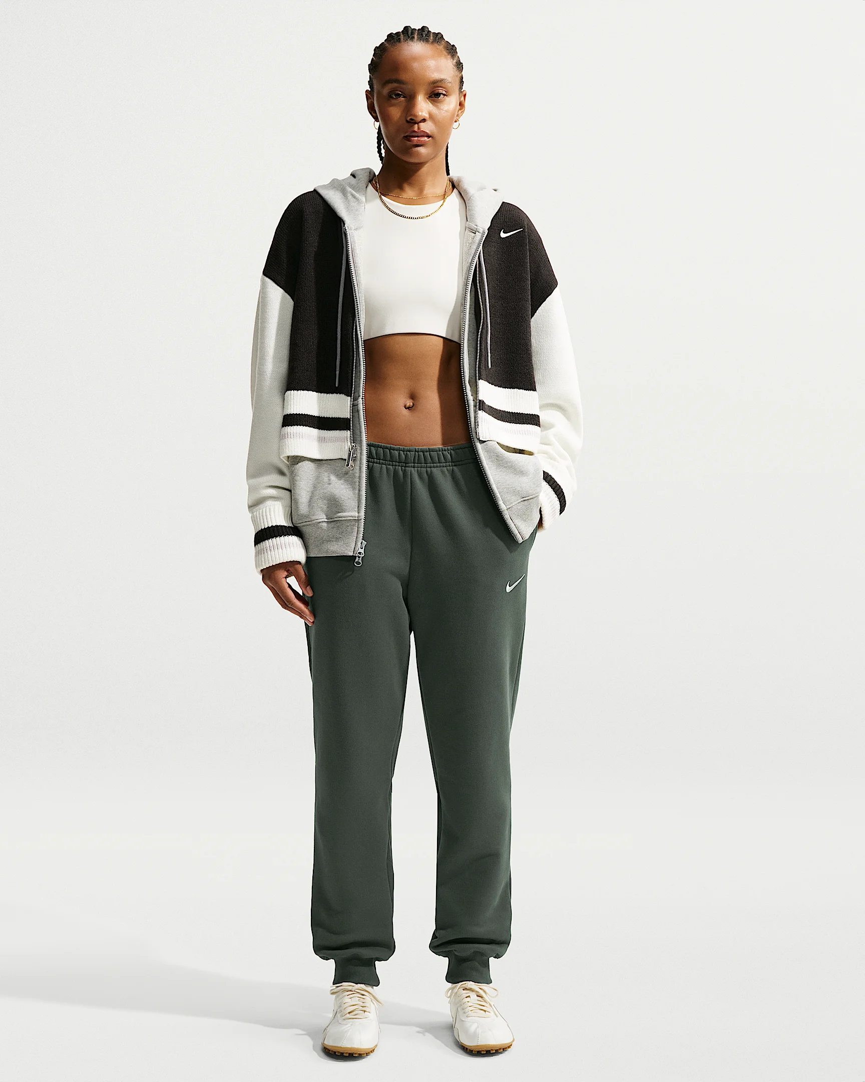 Nike Studio Fleece Medium Weight Women's Mid-Rise Joggers - 1