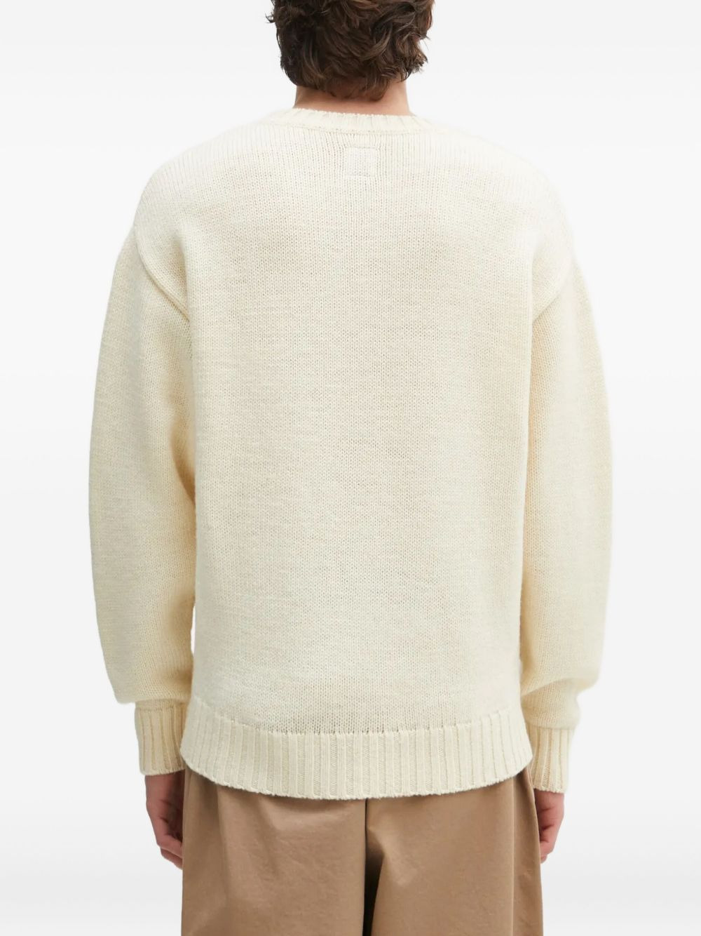 heart-motif crew-neck sweater - 4