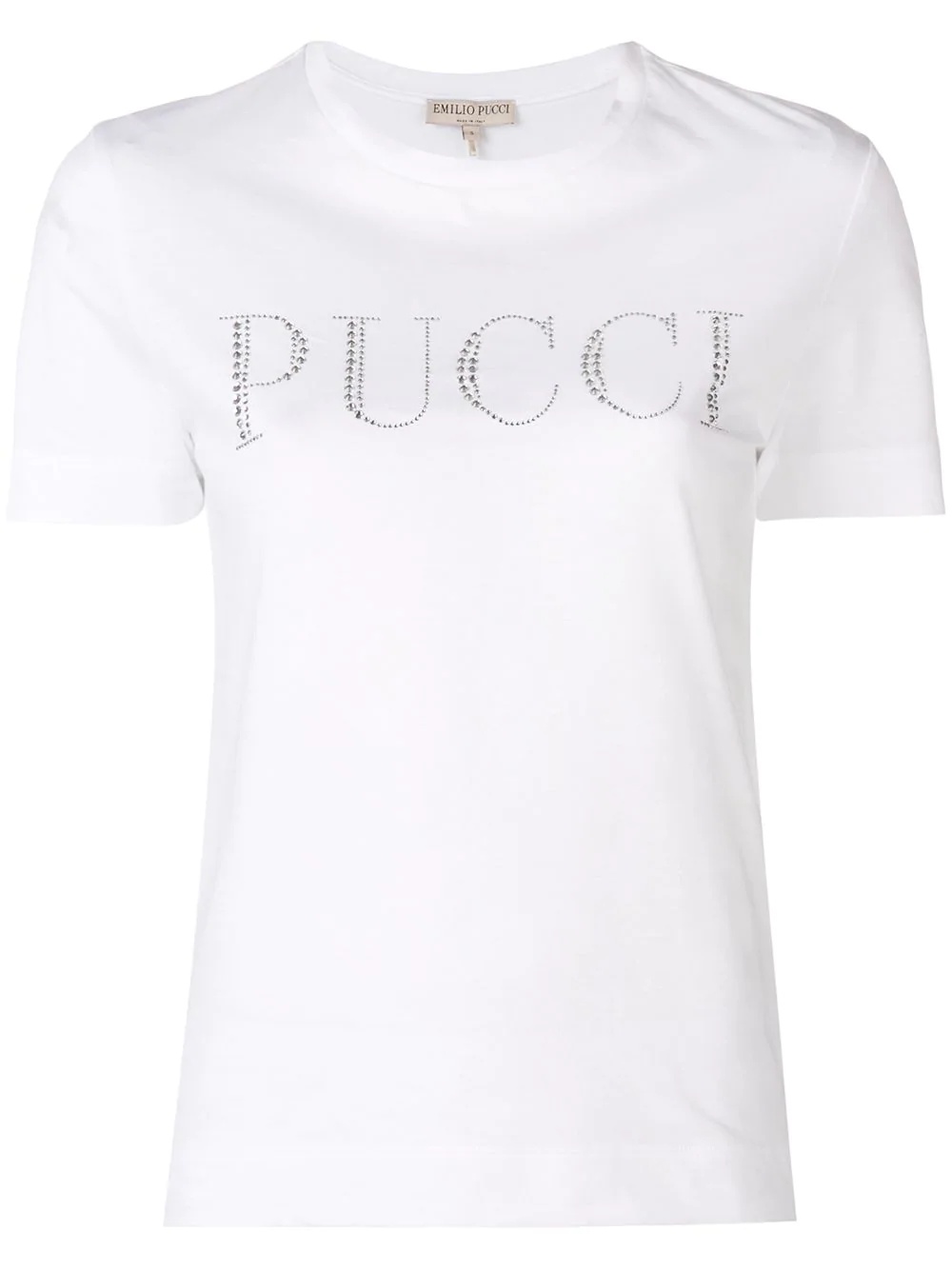 Crystal Embellished Logo T-shirt - 1