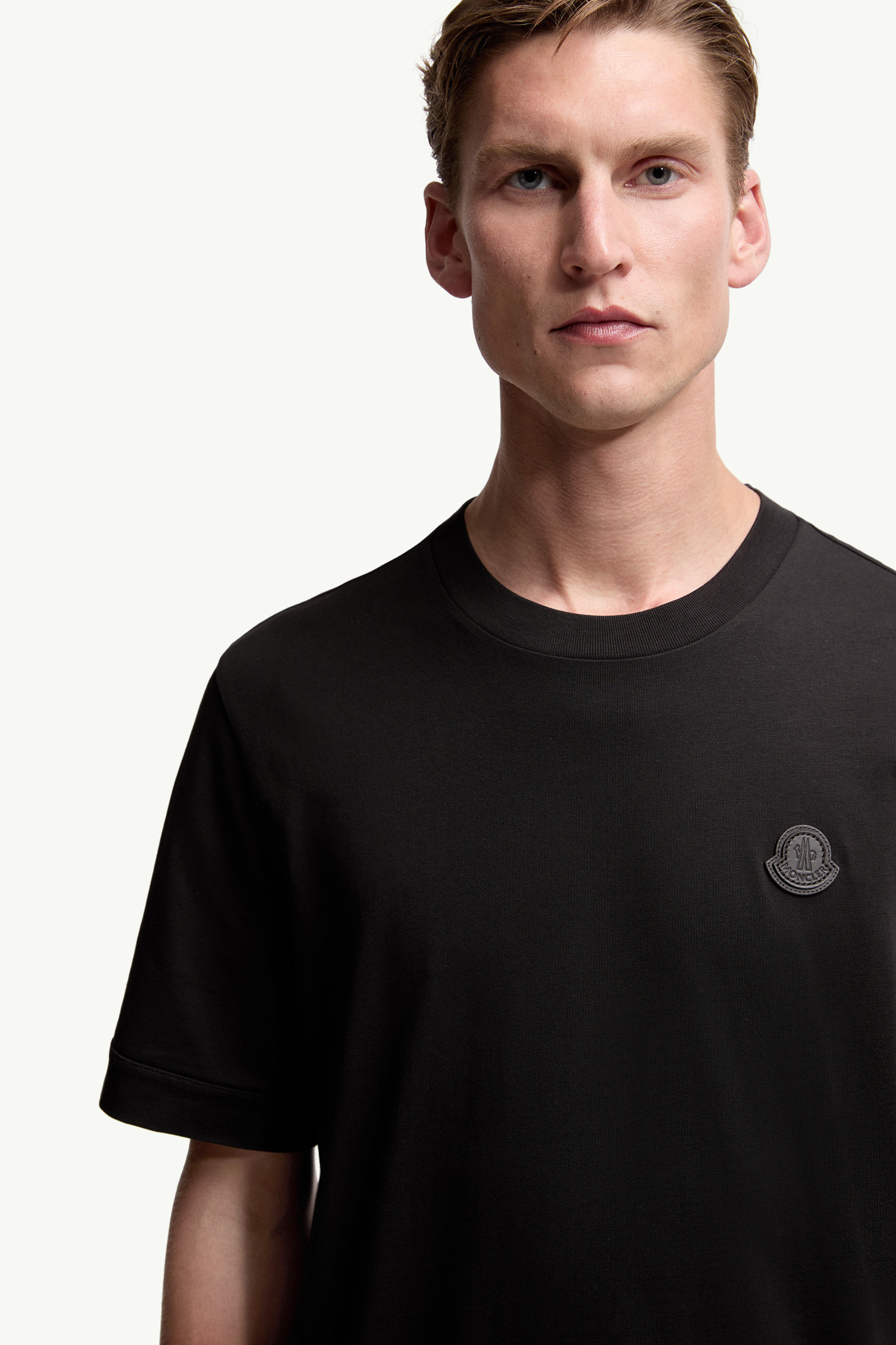 Logo Patch Cotton T-Shirt - 6