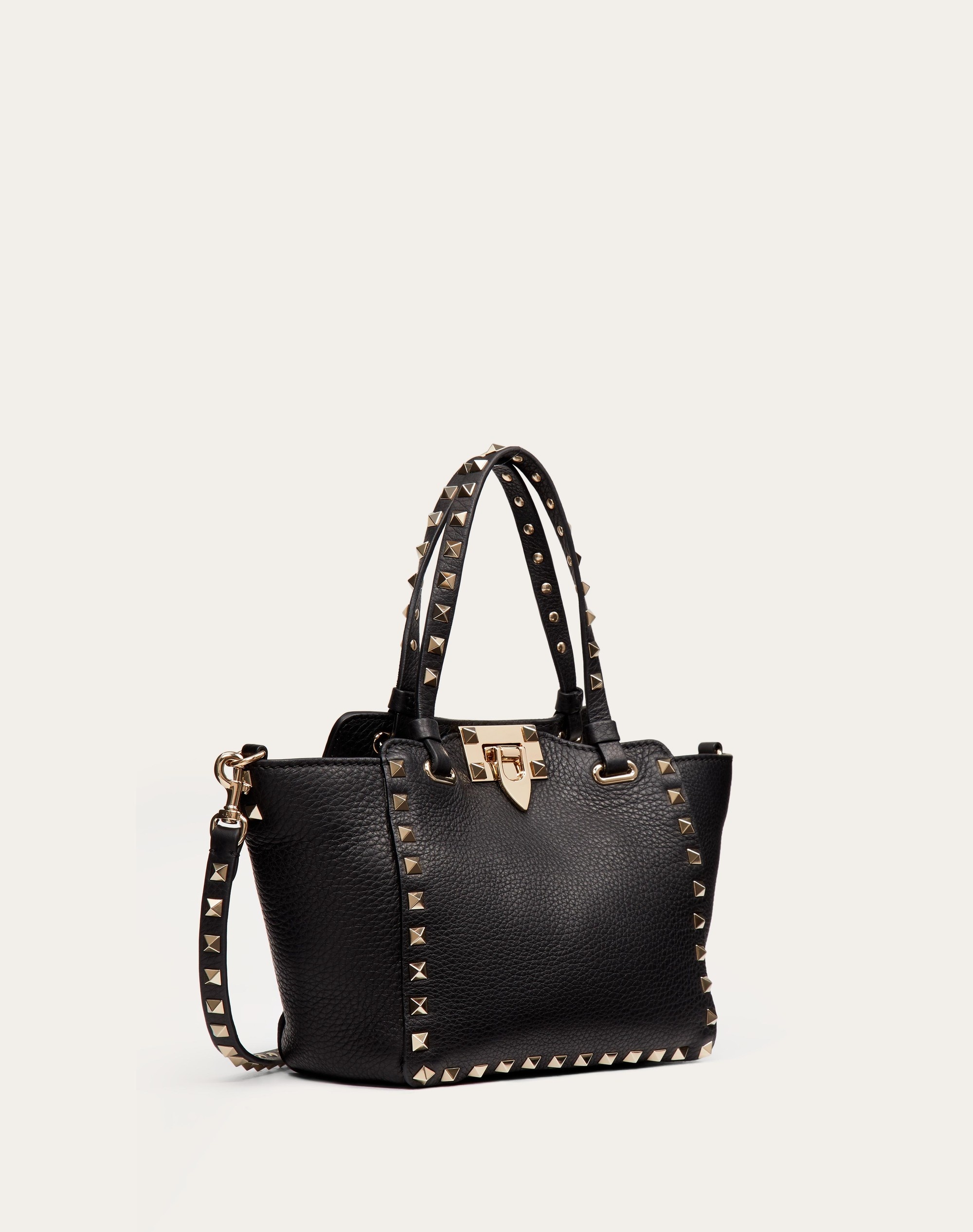 MINI ROCKSTUD GRAINY CALFSKIN BAG - 2
