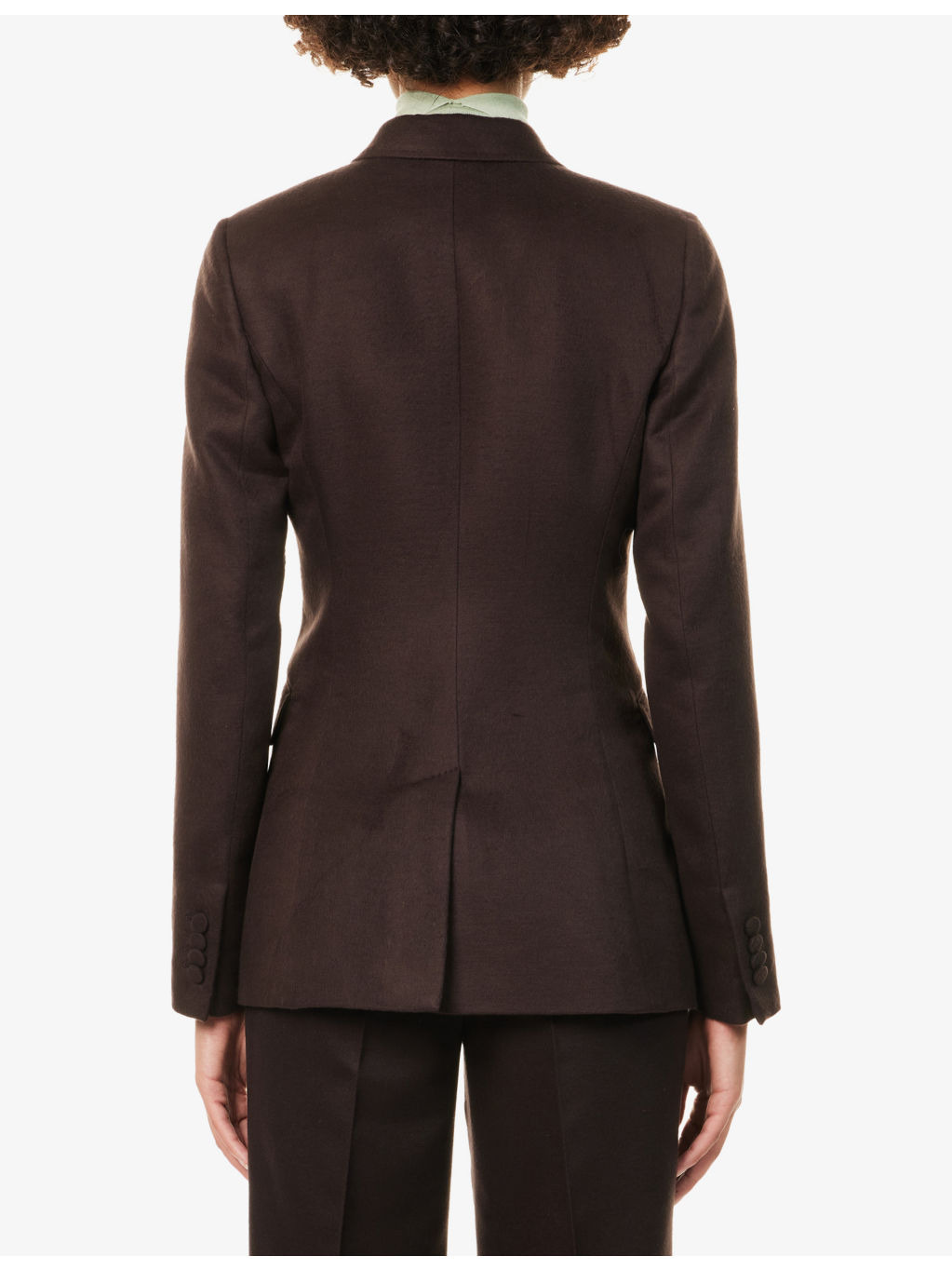 Stephanie Brushed Silk Blazer - 4