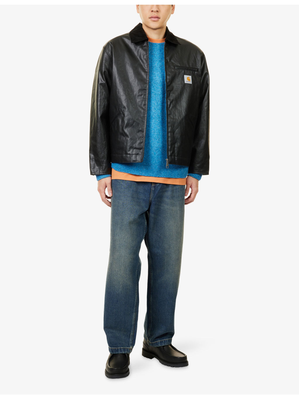 OG Dean Brand-Patch Coated-Cotton Jacket - 2