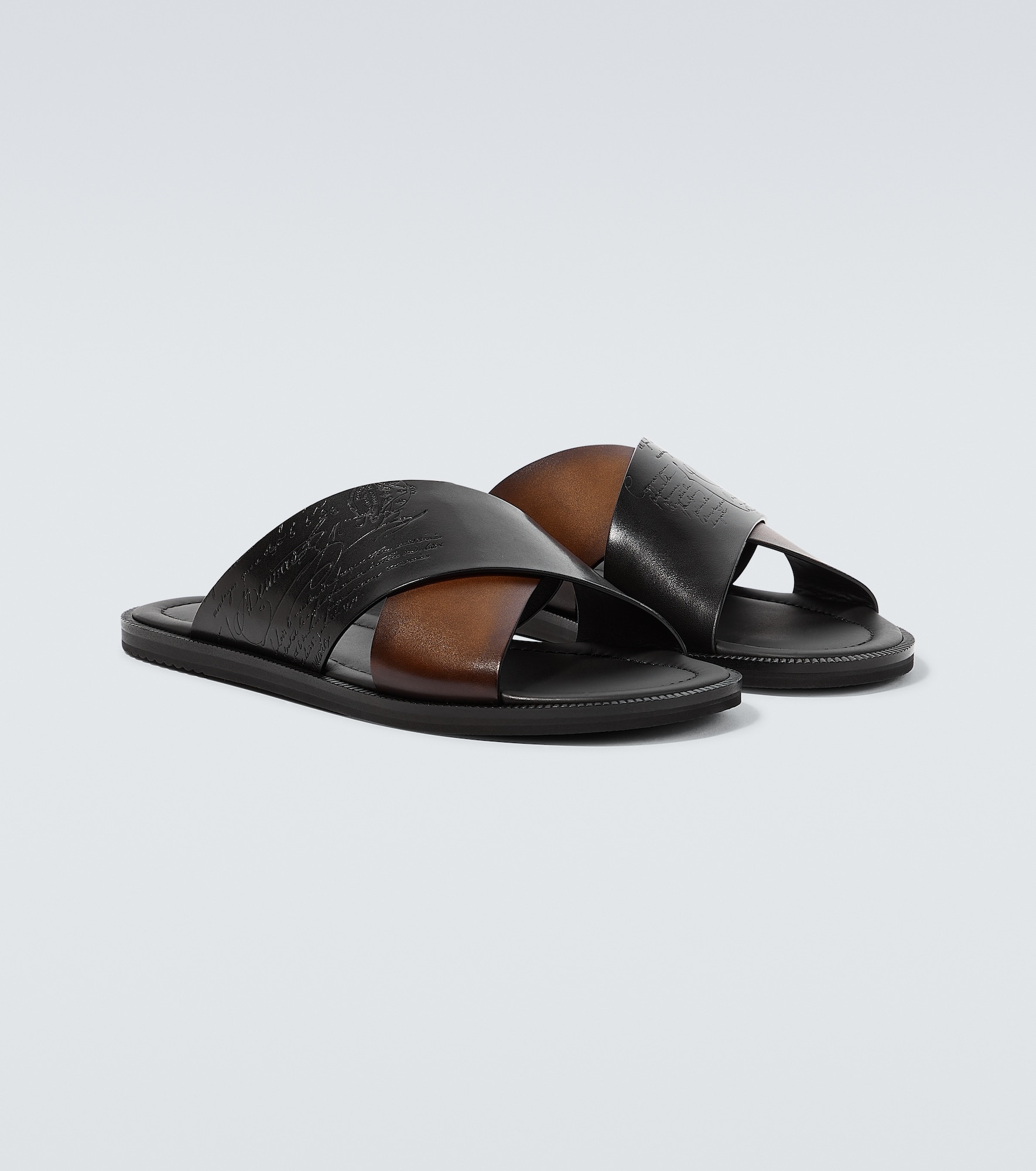 Sifnos Scritto leather sandals - 5