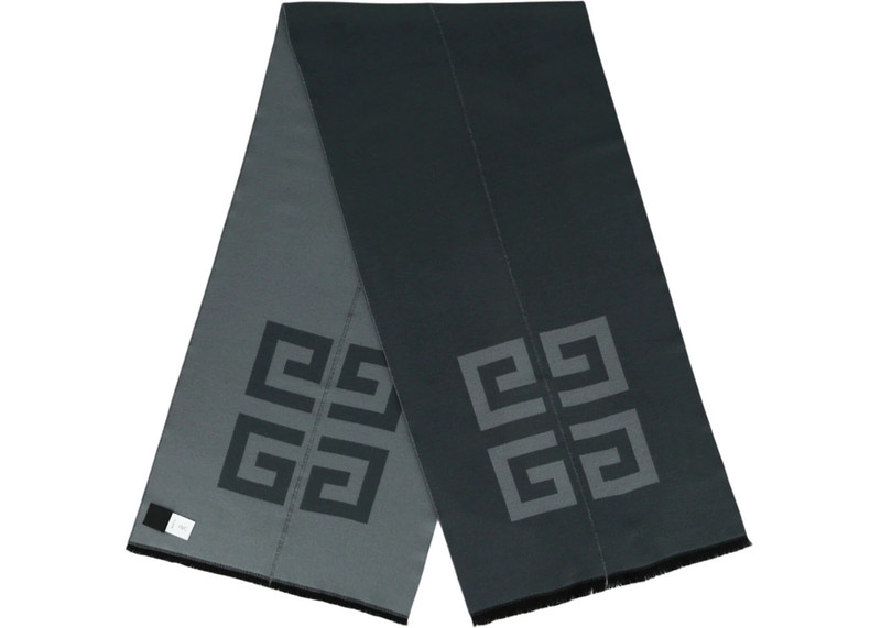 Givenchy Givenchy Split Oblong Scarf Grey outlook