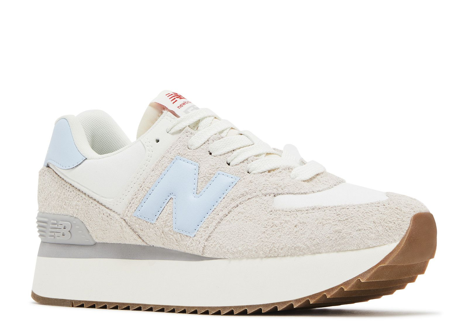 NEW BALANCE WMNS 574+ 'MOONBEAM LIGHT CHROME BLUE' - 2
