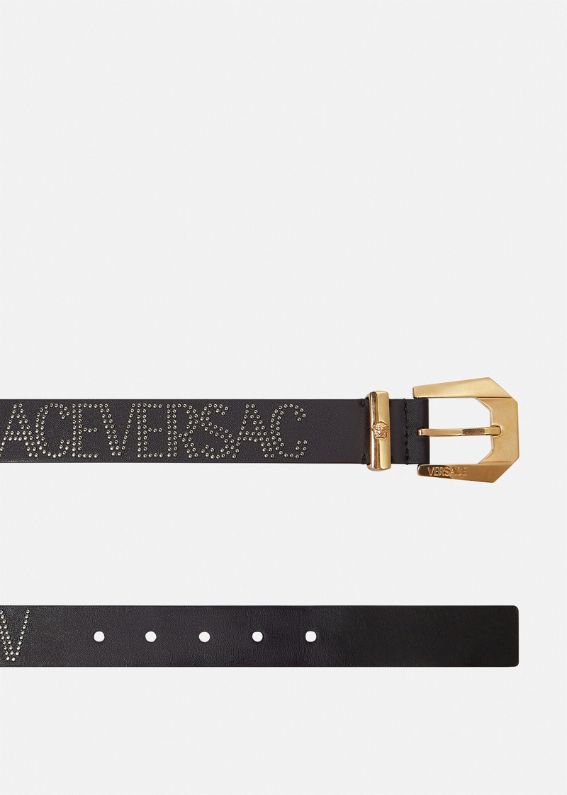 VERSACE Studded Versace Allover Belt outlook