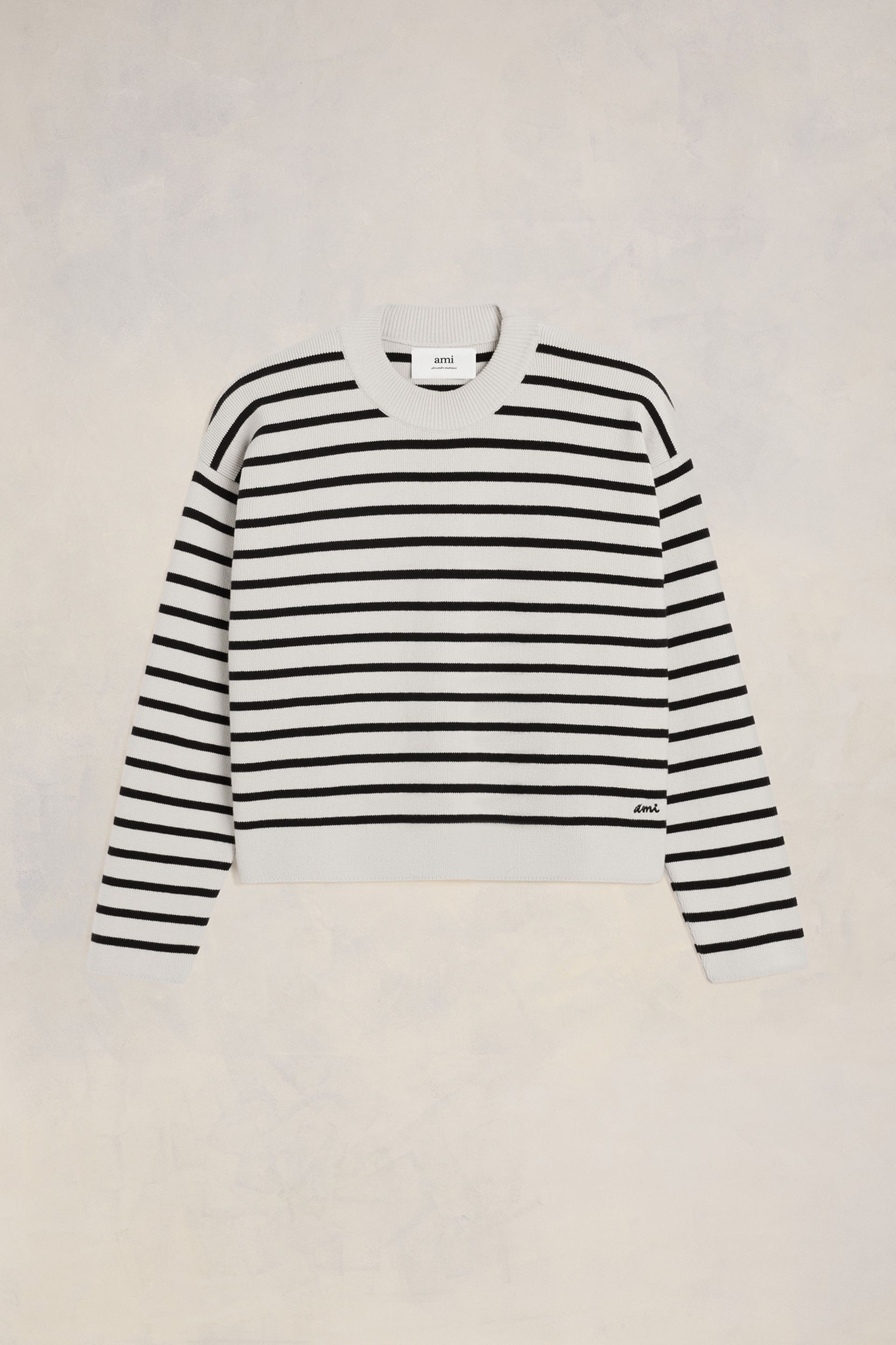 Ami Embroidery Sailor Crewneck Sweater - 3