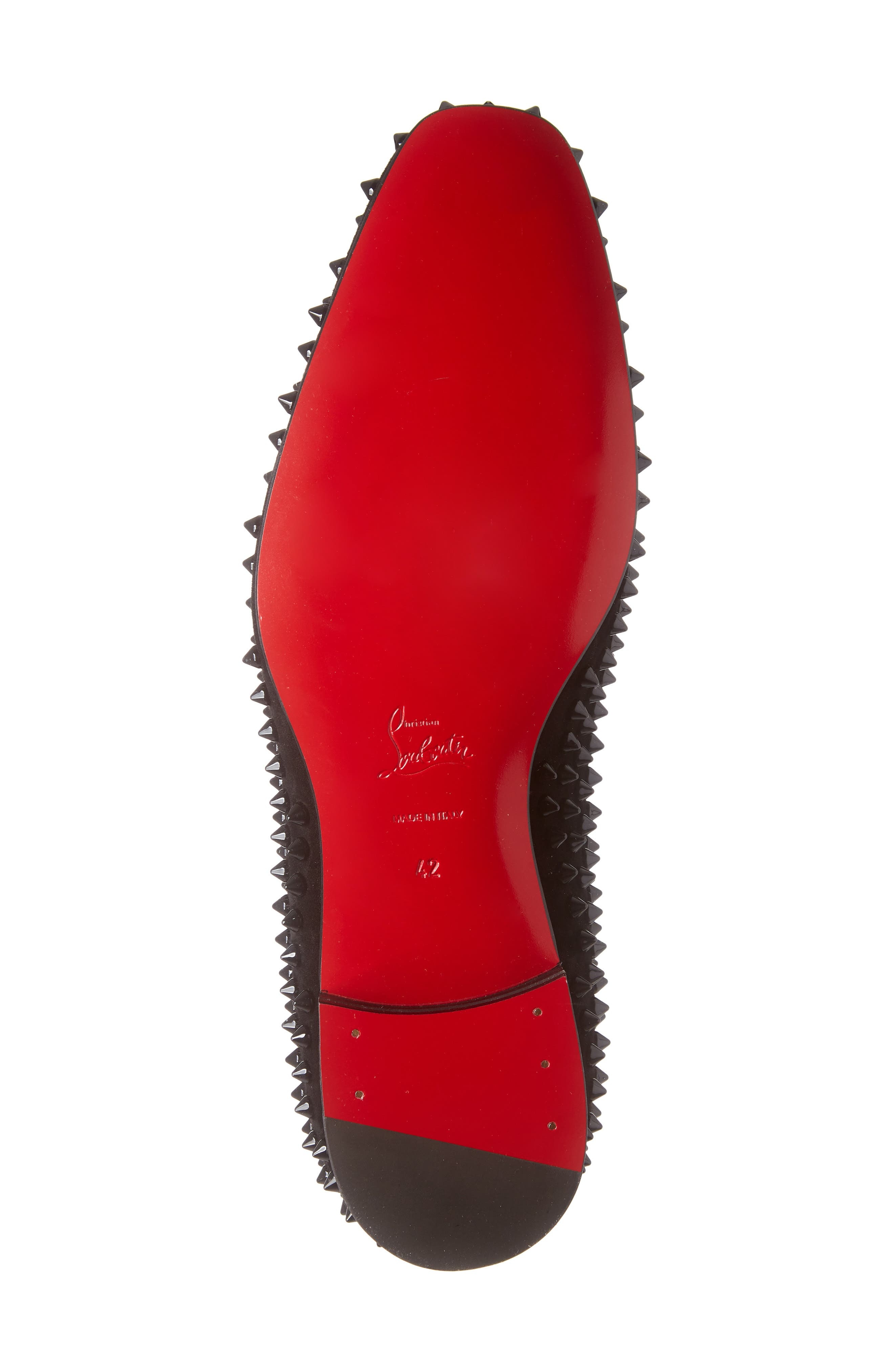 Christian Louboutin Dandelion Spikes Venetian Loafer in Black at Nordstrom - 6