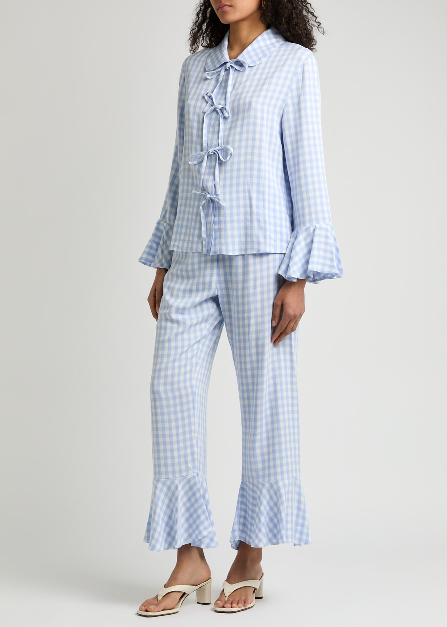 Sleeper Nebula Checked Twill Pyjama set - 2