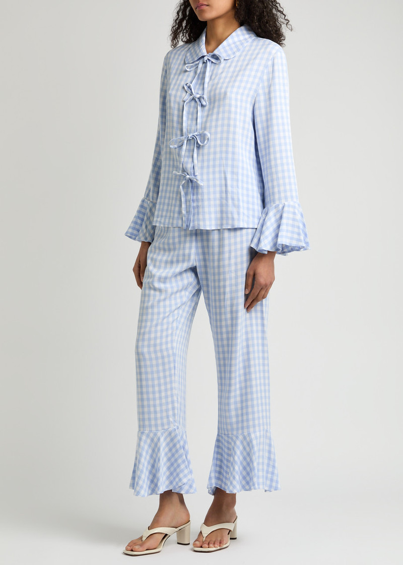 SLEEPER Sleeper Nebula Checked Twill Pyjama set outlook