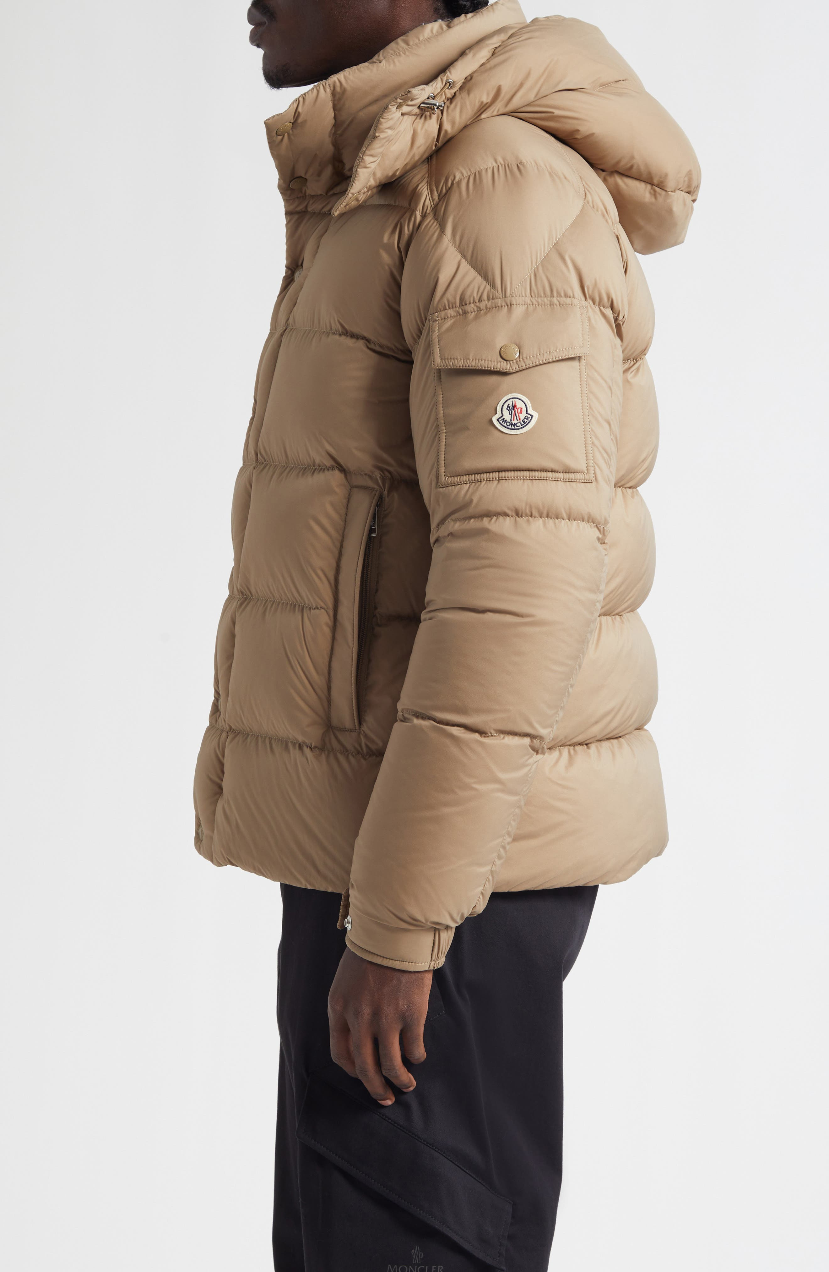 Moncler Maya 70 Hooded Quilted Down Jacket in Elmwood at Nordstrom - 3