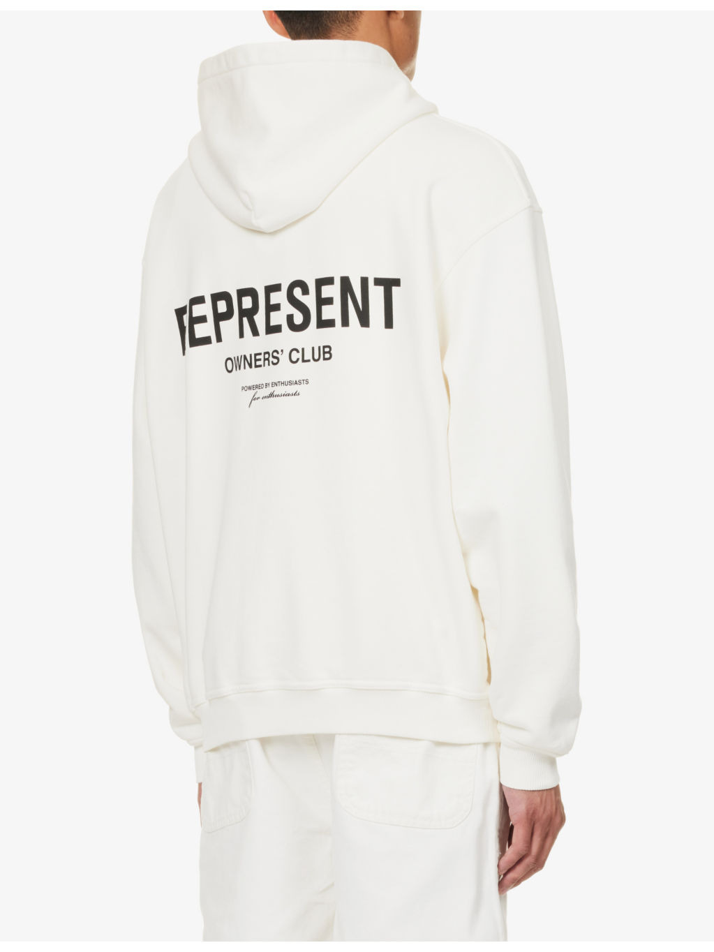 Owners' Club graphic-print relaxed-fit cotton-jersey hoody - 4