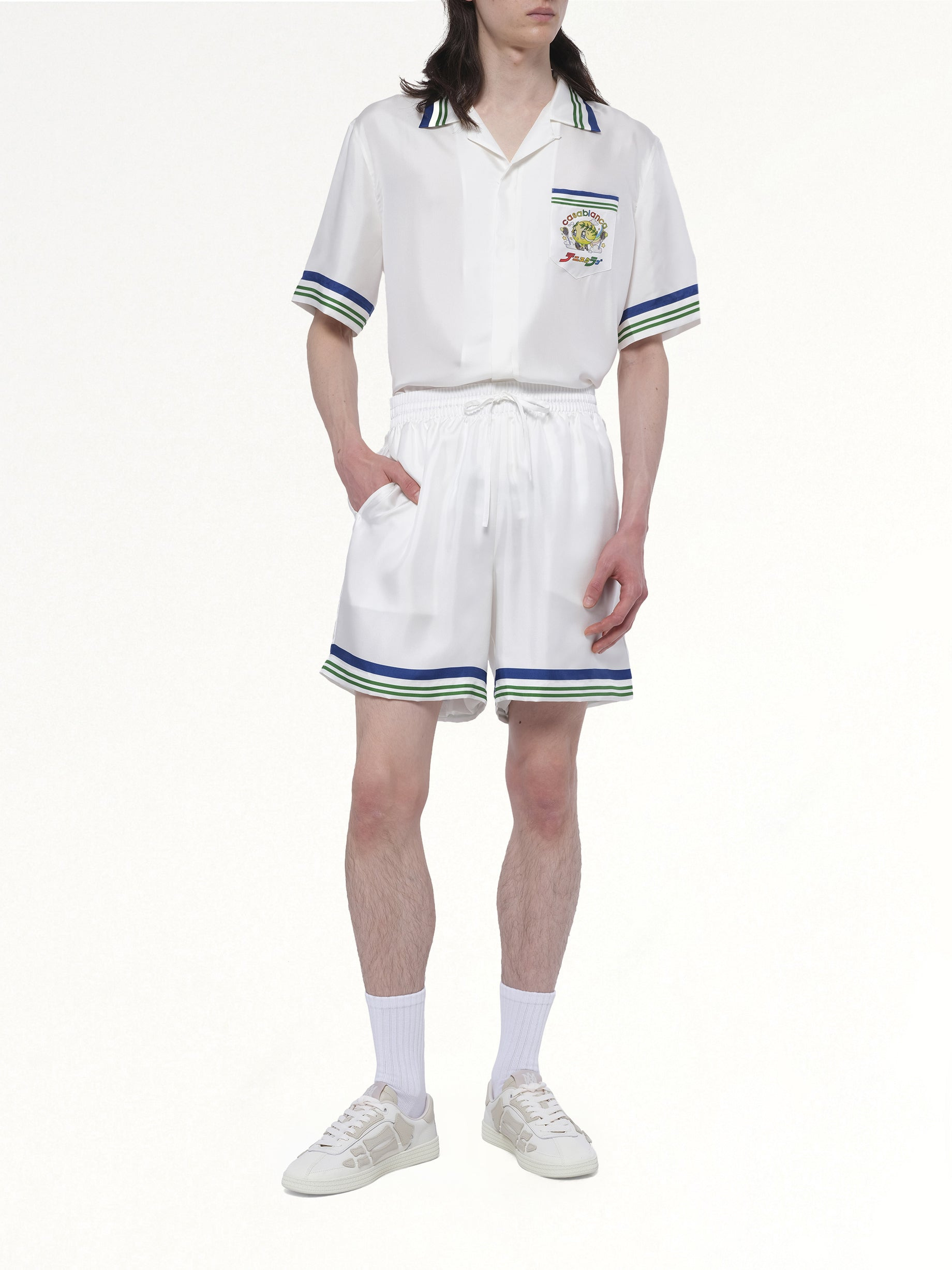 Kawaii Tennis Boy Shorts in Multicolour - 4