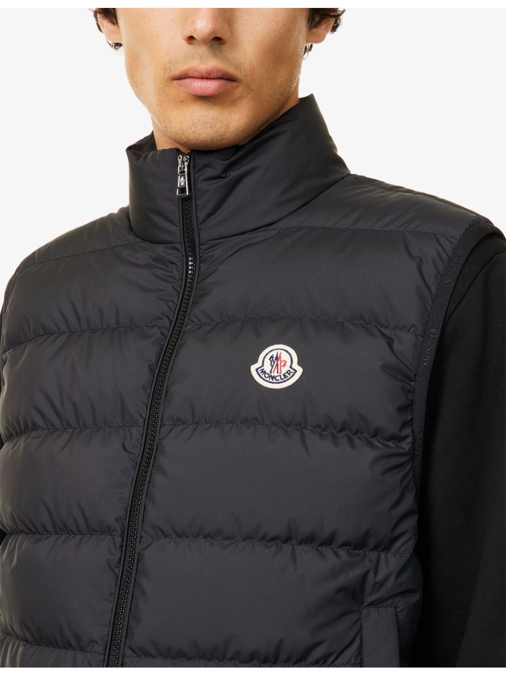 Contrin Brand-Badge Shell-Down Gilet - 5
