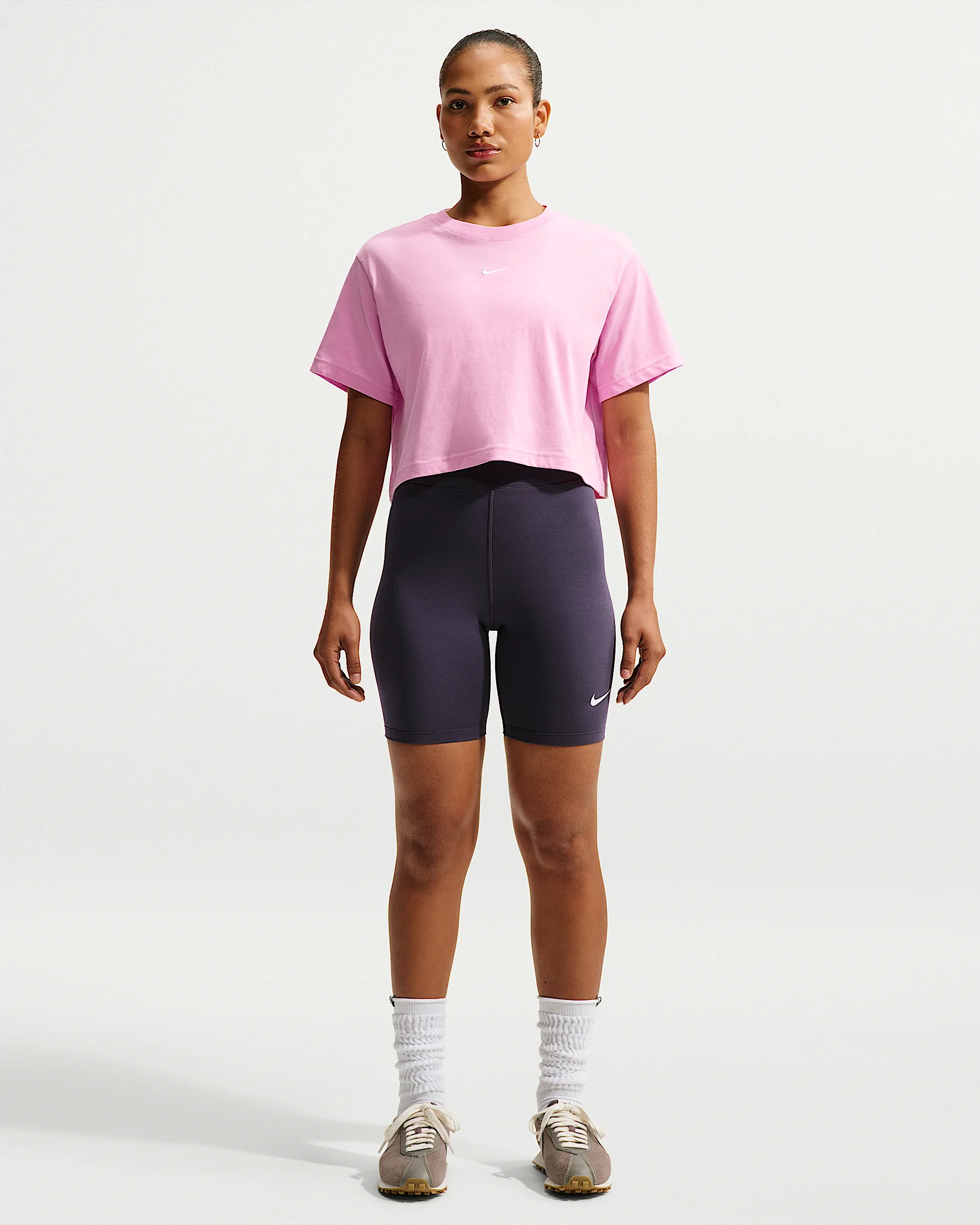 Nike Sportswear Classic Women's High-Waisted 8" Biker Shorts - 1