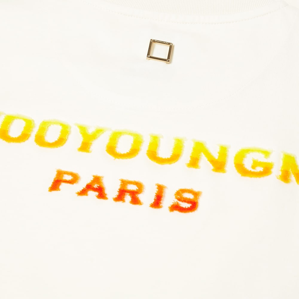 Wooyoungmi Tufting Back Logo Tee - 4