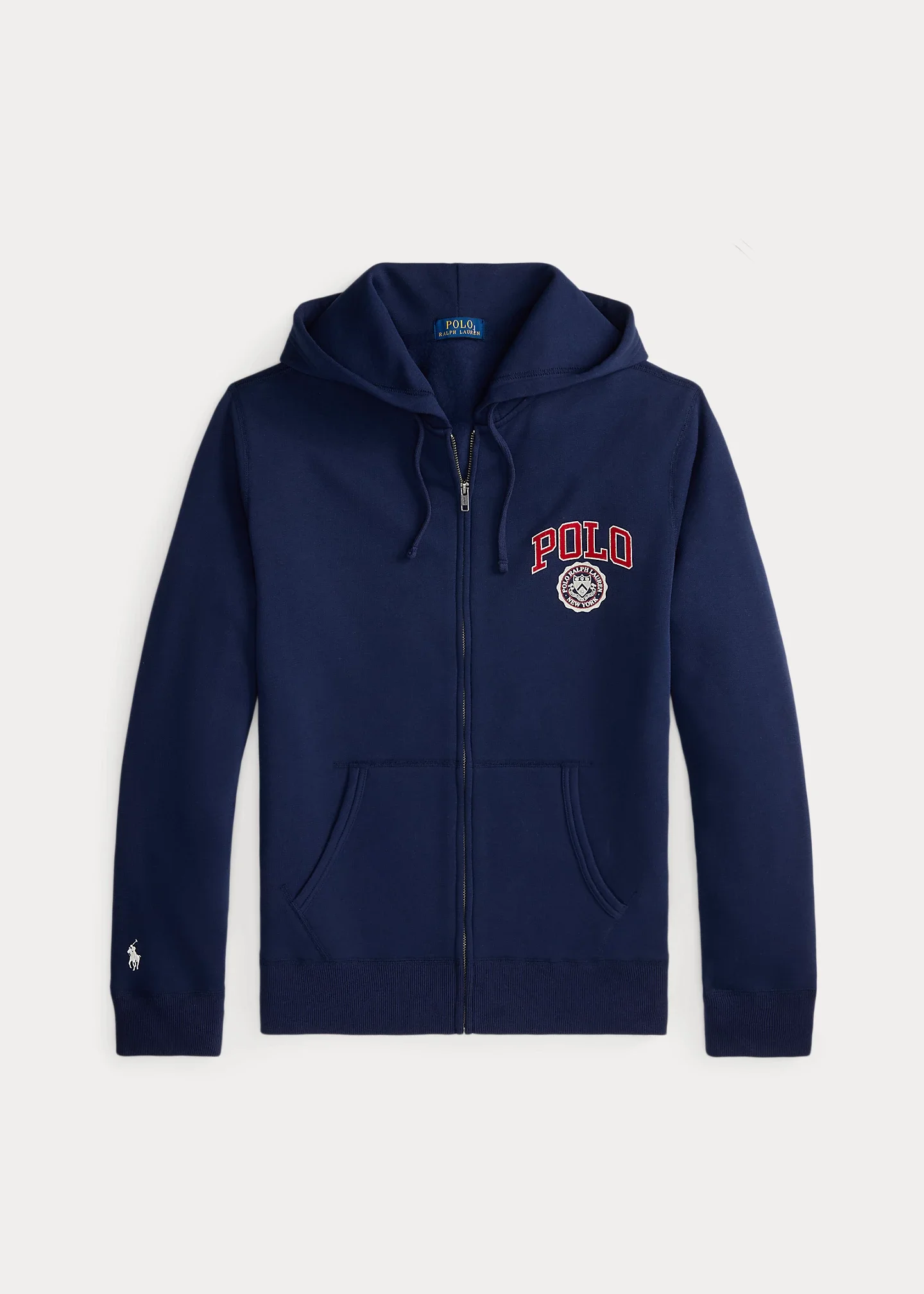 Logo Fleece Full-Zip Hoodie - 1