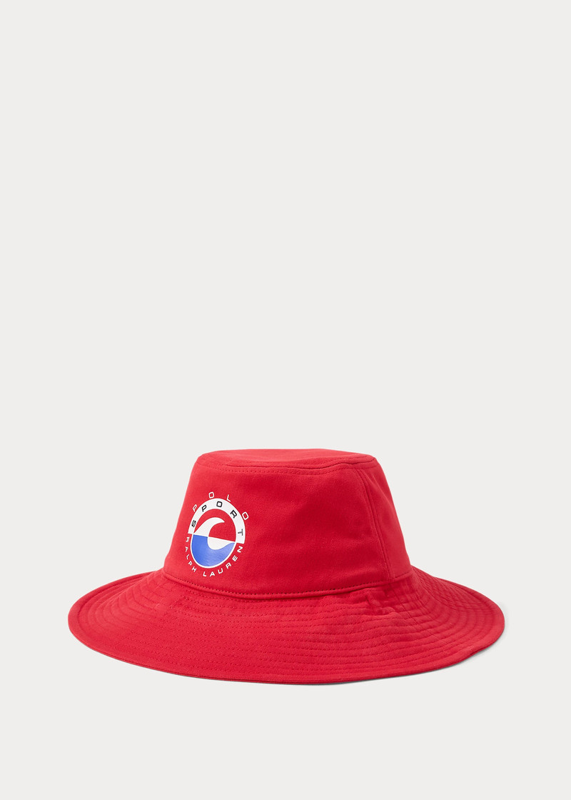 Graphic Logo Cotton Bucket Hat 1