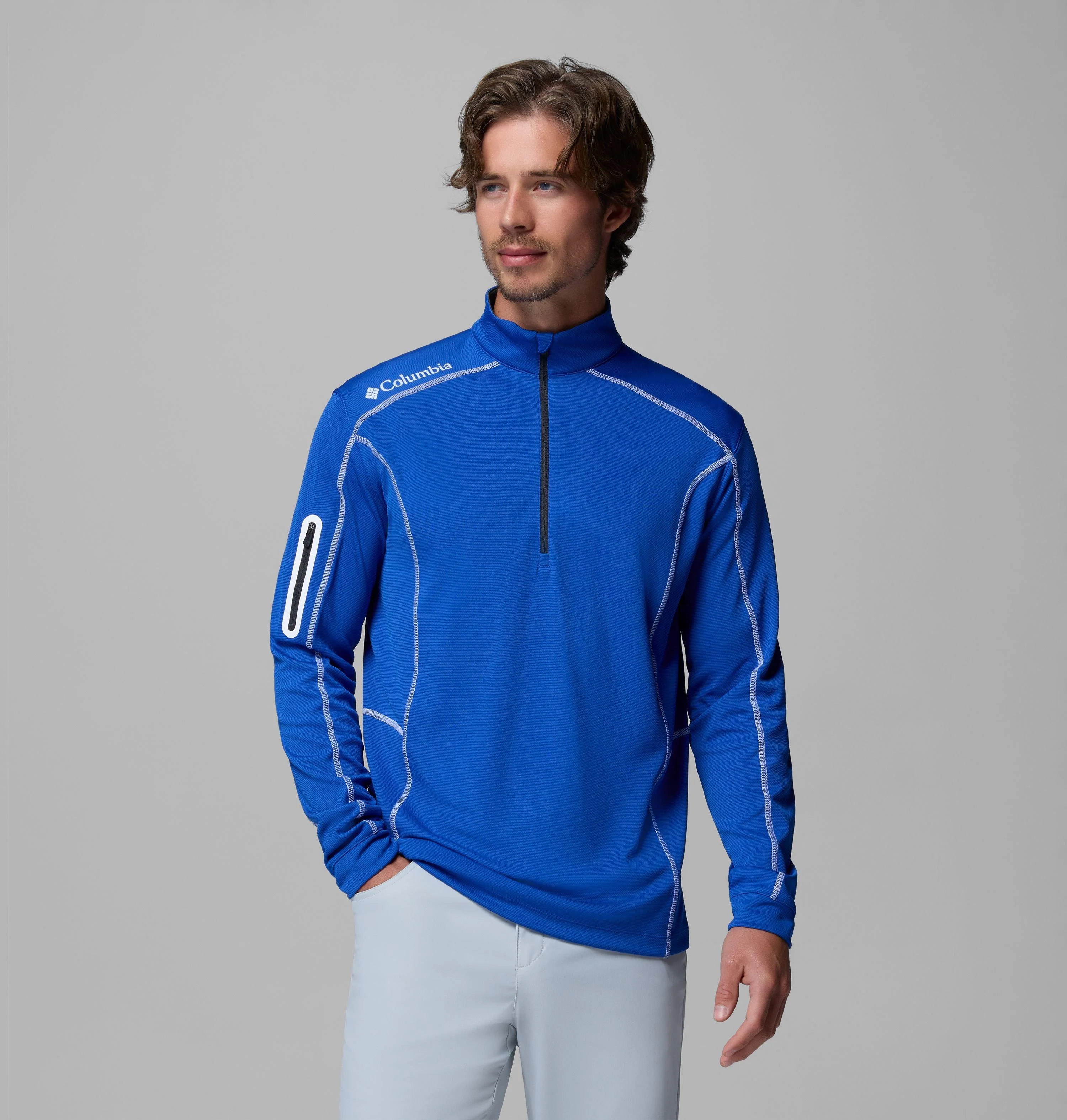 Men's Shotgun Quarter Zip Golf Pullover - 1