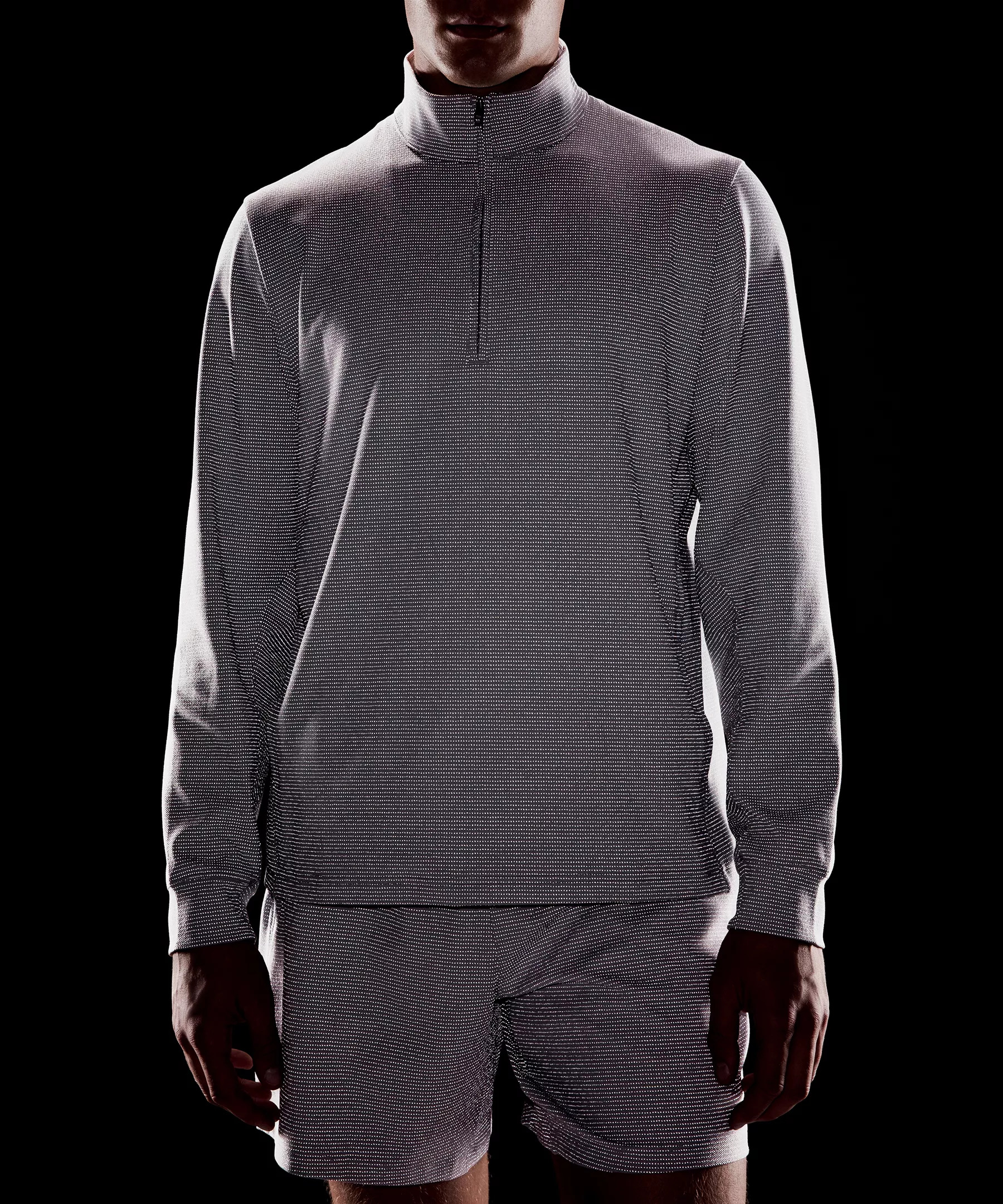 Reflective Knit Running Half Zip - 6