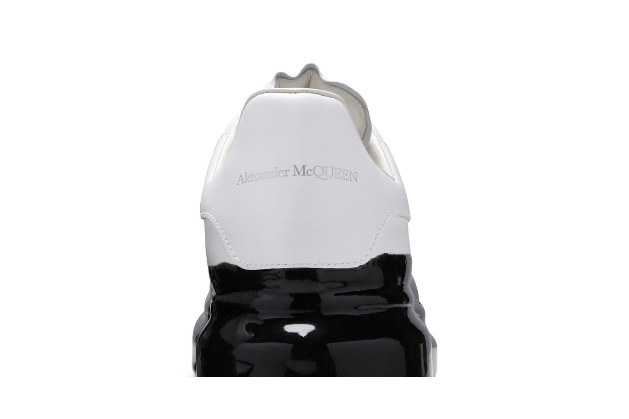 Alexander McQueen Oversized Sneaker 'Paint Dipped - White Black' - 7