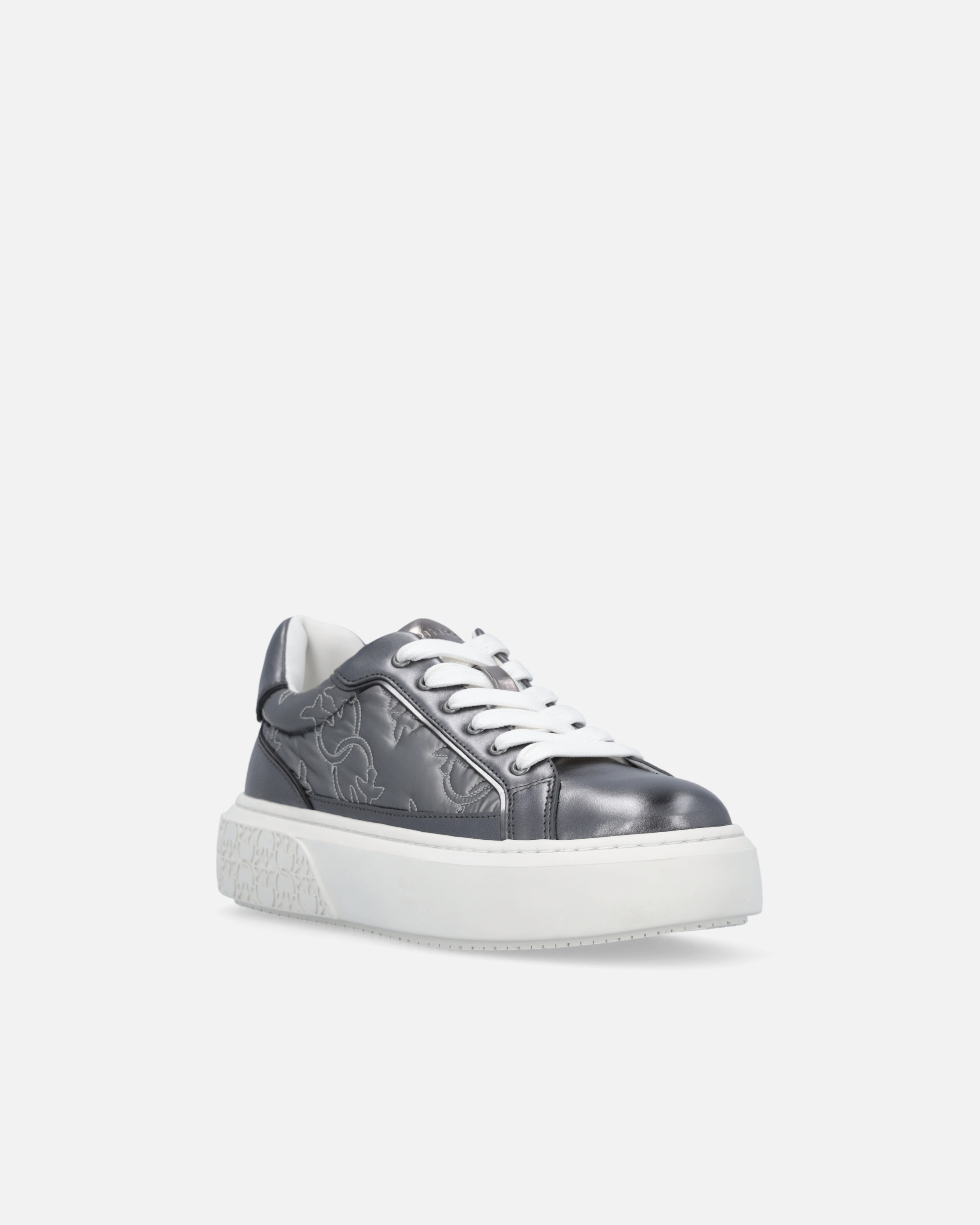 LAMINATED SHOES WITH LOVE BIRDS LOGO - 3