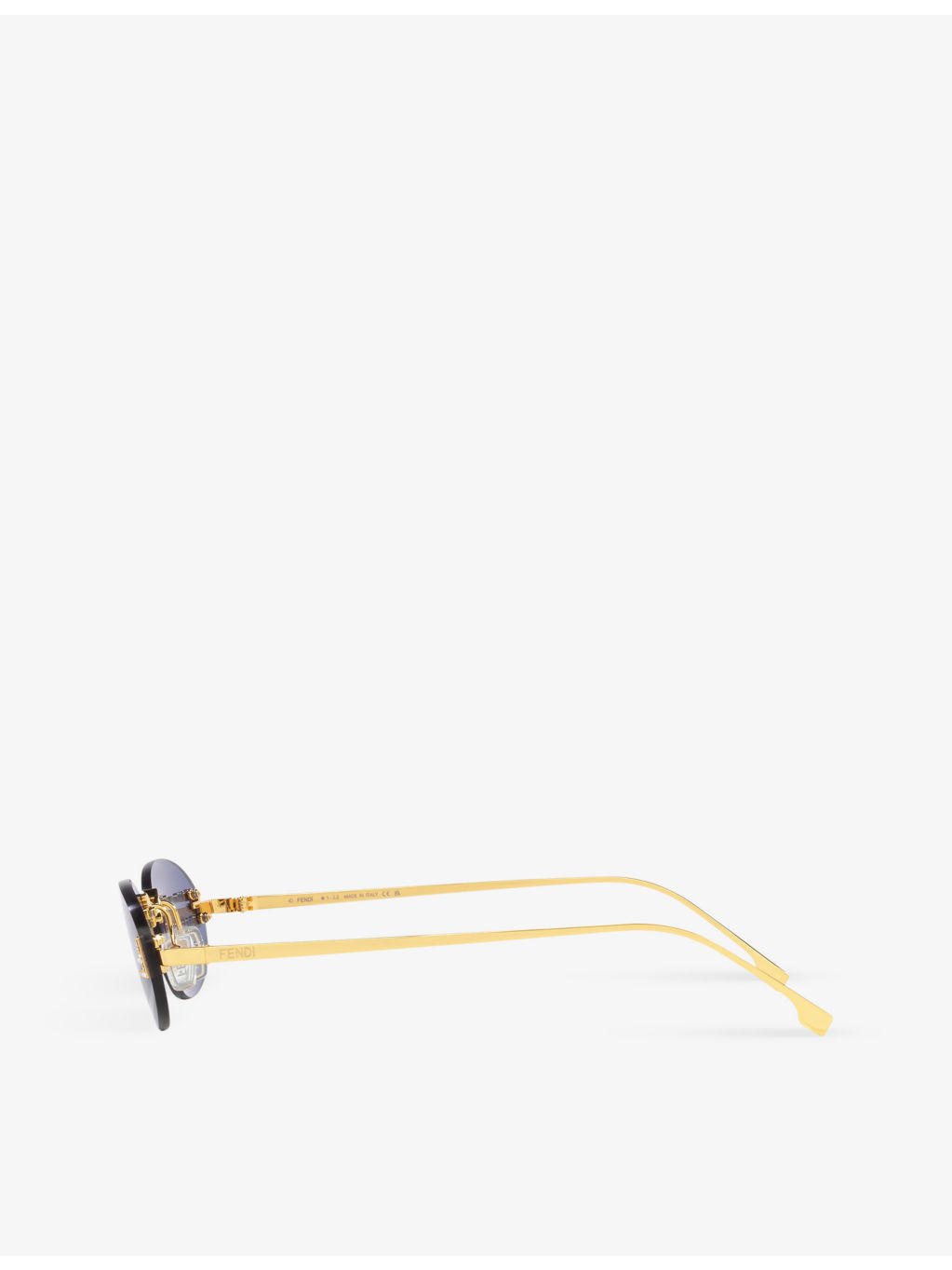 FE4075US oval-frame metal sunglasses - 4