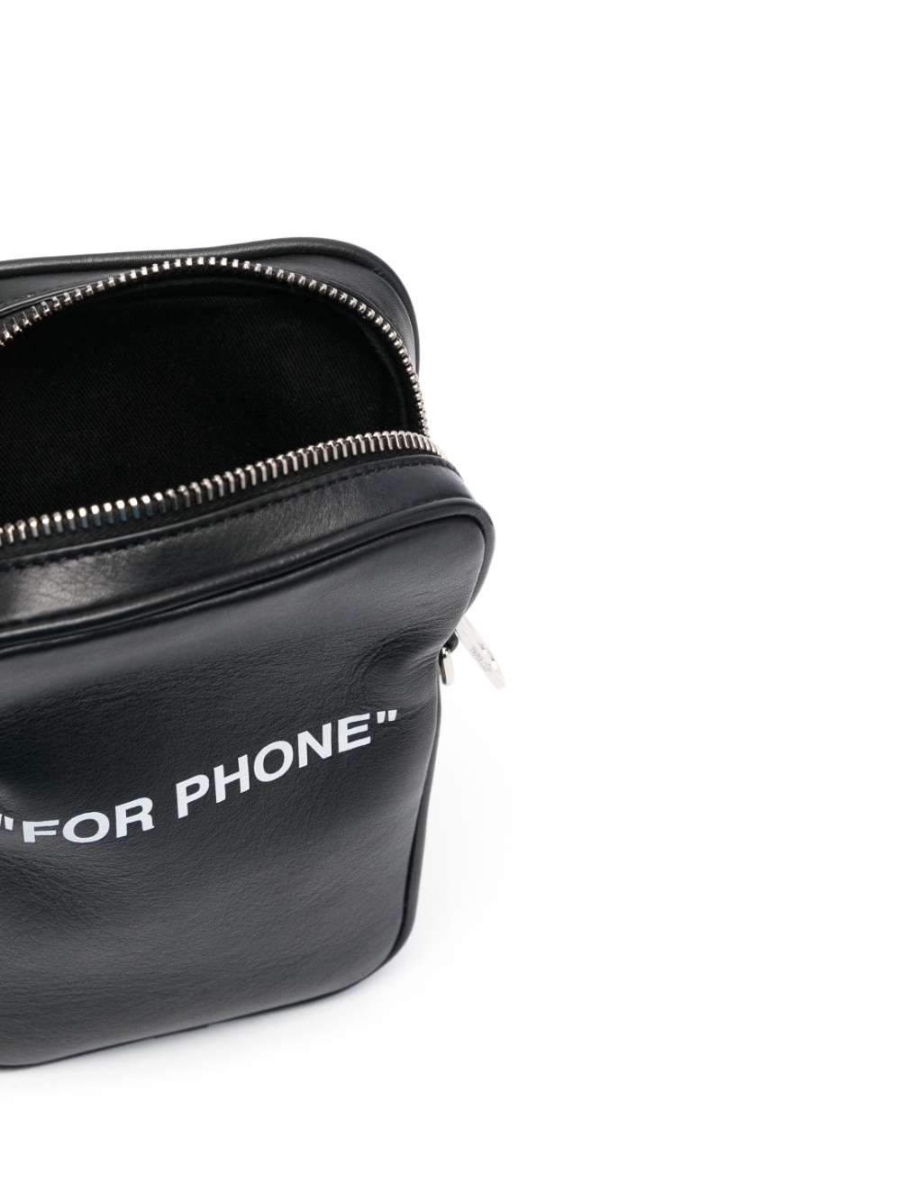 slogan-print messenger bag - 5